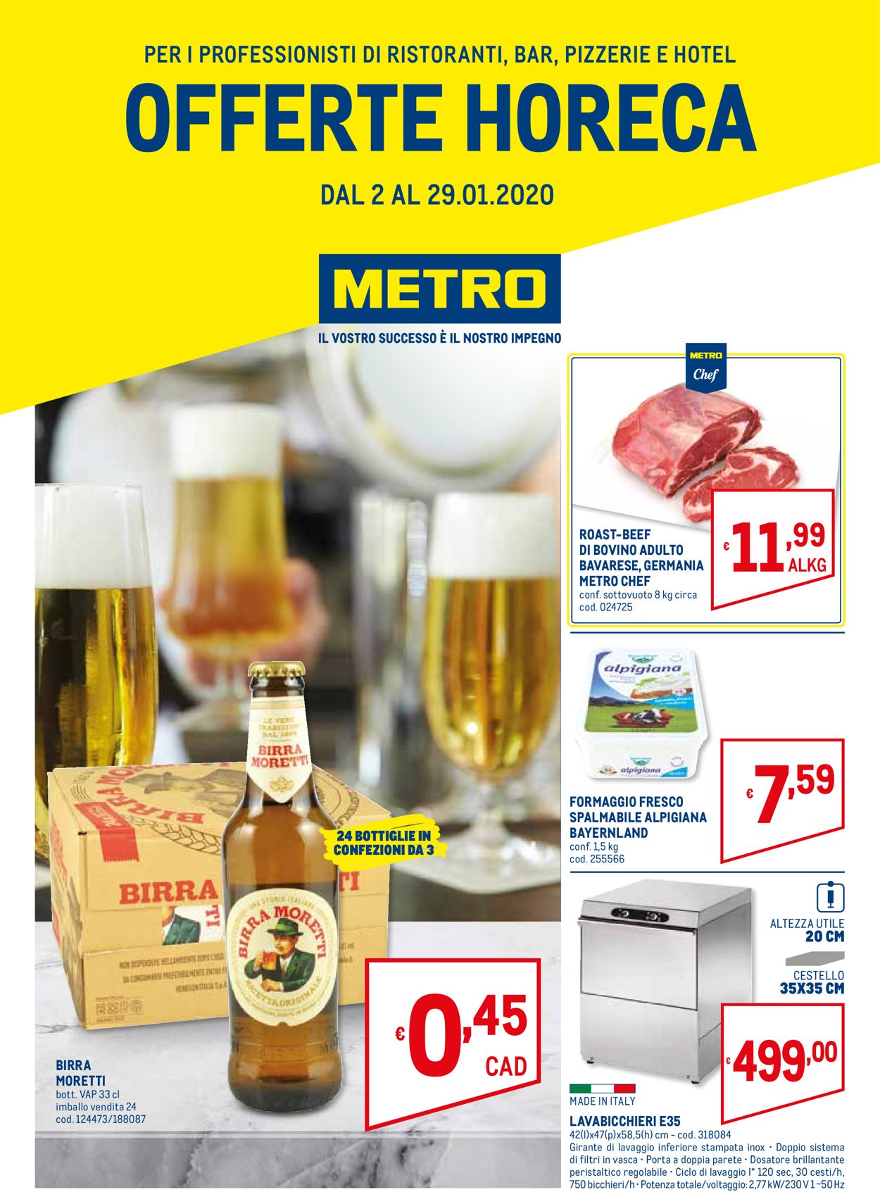 Volantino Metro - Offerte 02/01-29/01/2020