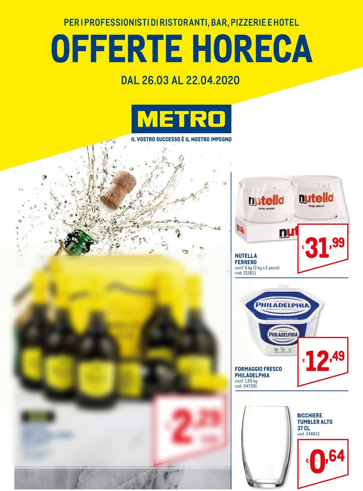 Volantino Metro - Offerte 26/03-22/04/2020
