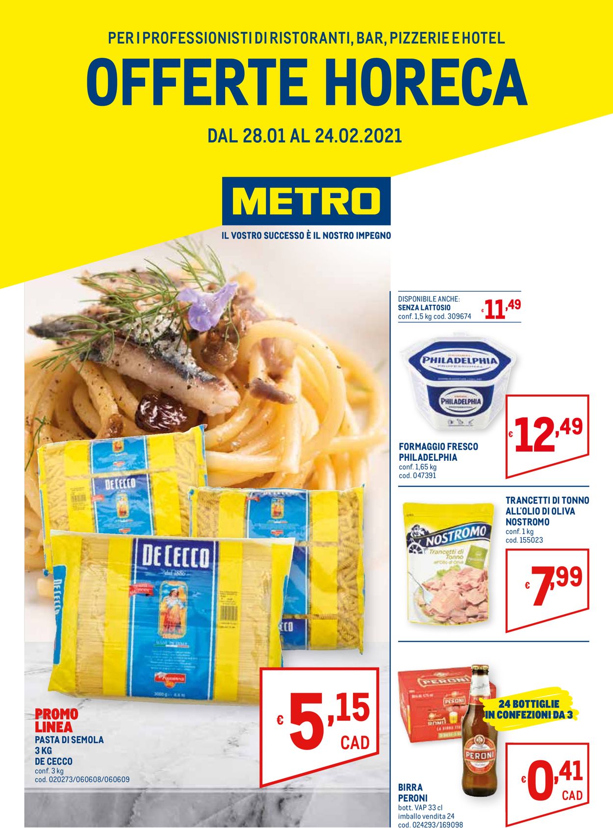 Volantino Metro - Offerte 28/01-24/02/2021