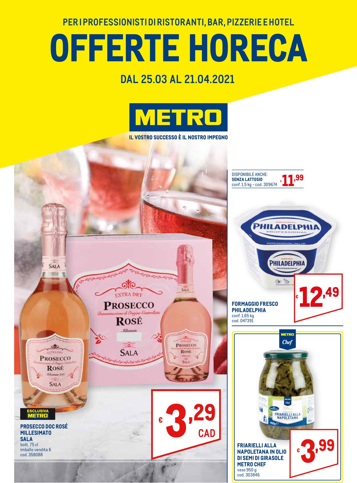 Volantino Metro - Offerte 25/03-21/04/2021