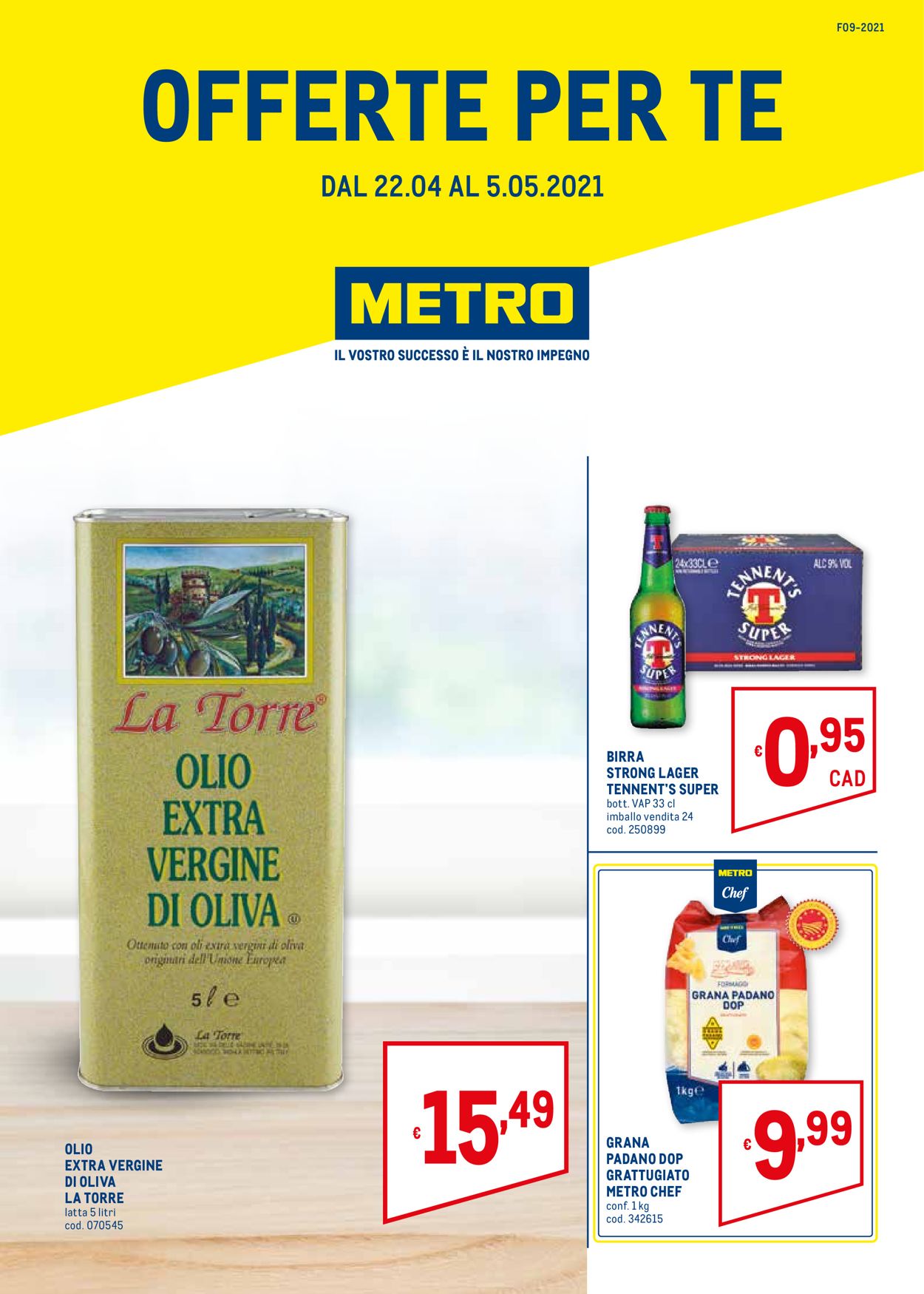 Volantino Metro - Offerte 22/04-05/05/2021