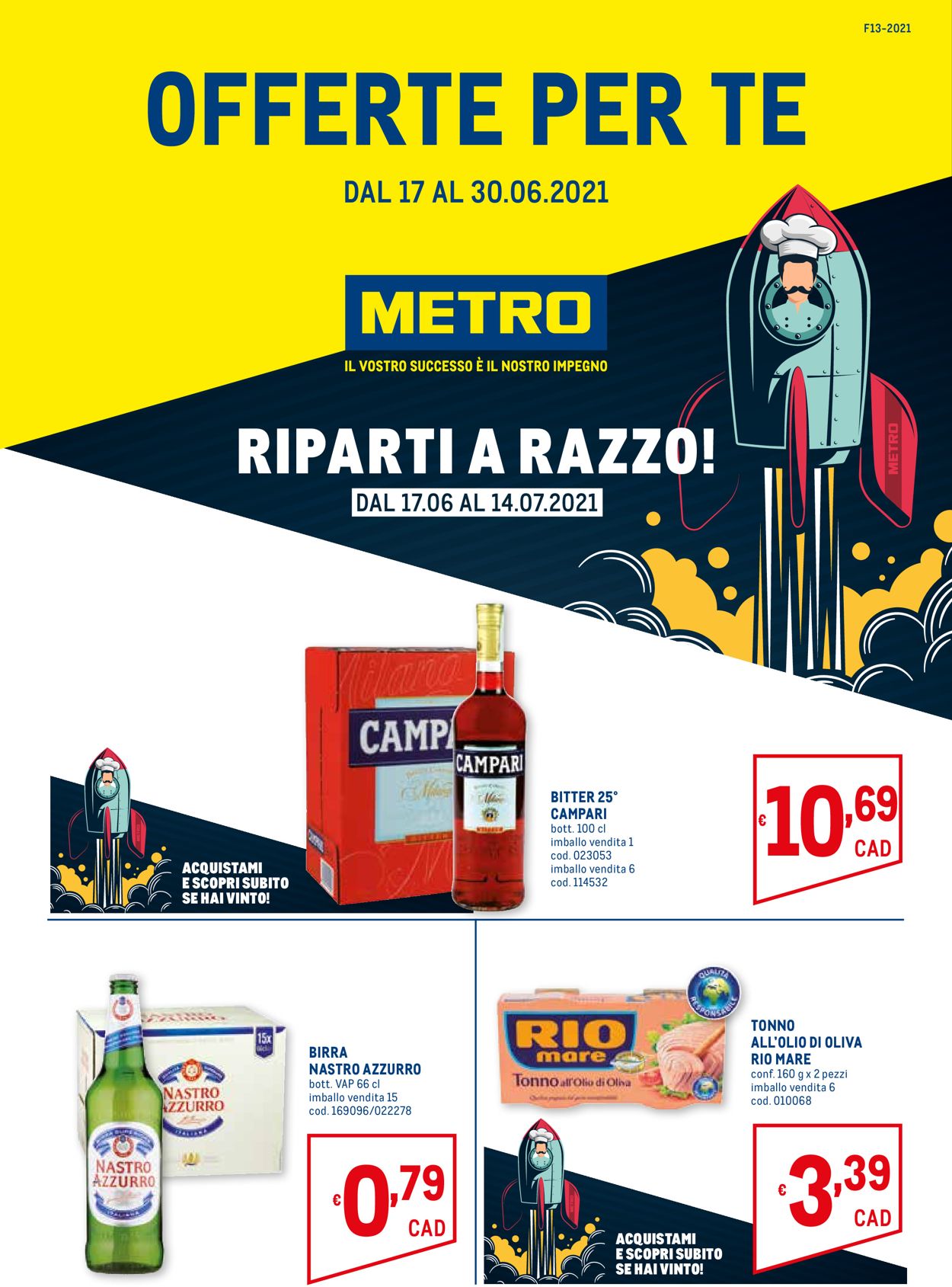 Volantino Metro - Offerte 17/06-30/06/2021