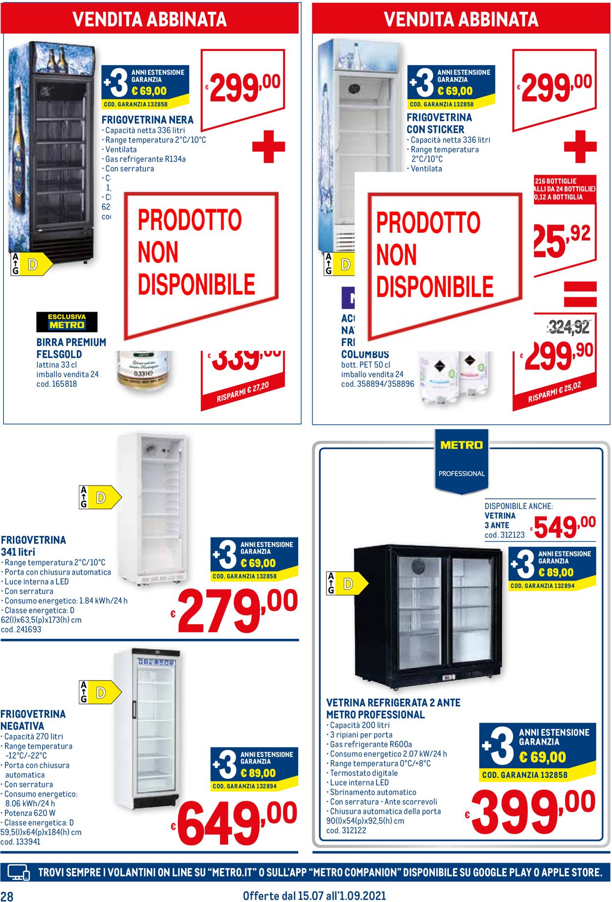 Volantino Metro - Offerte 15/07-01/09/2021 (Pagina 28)