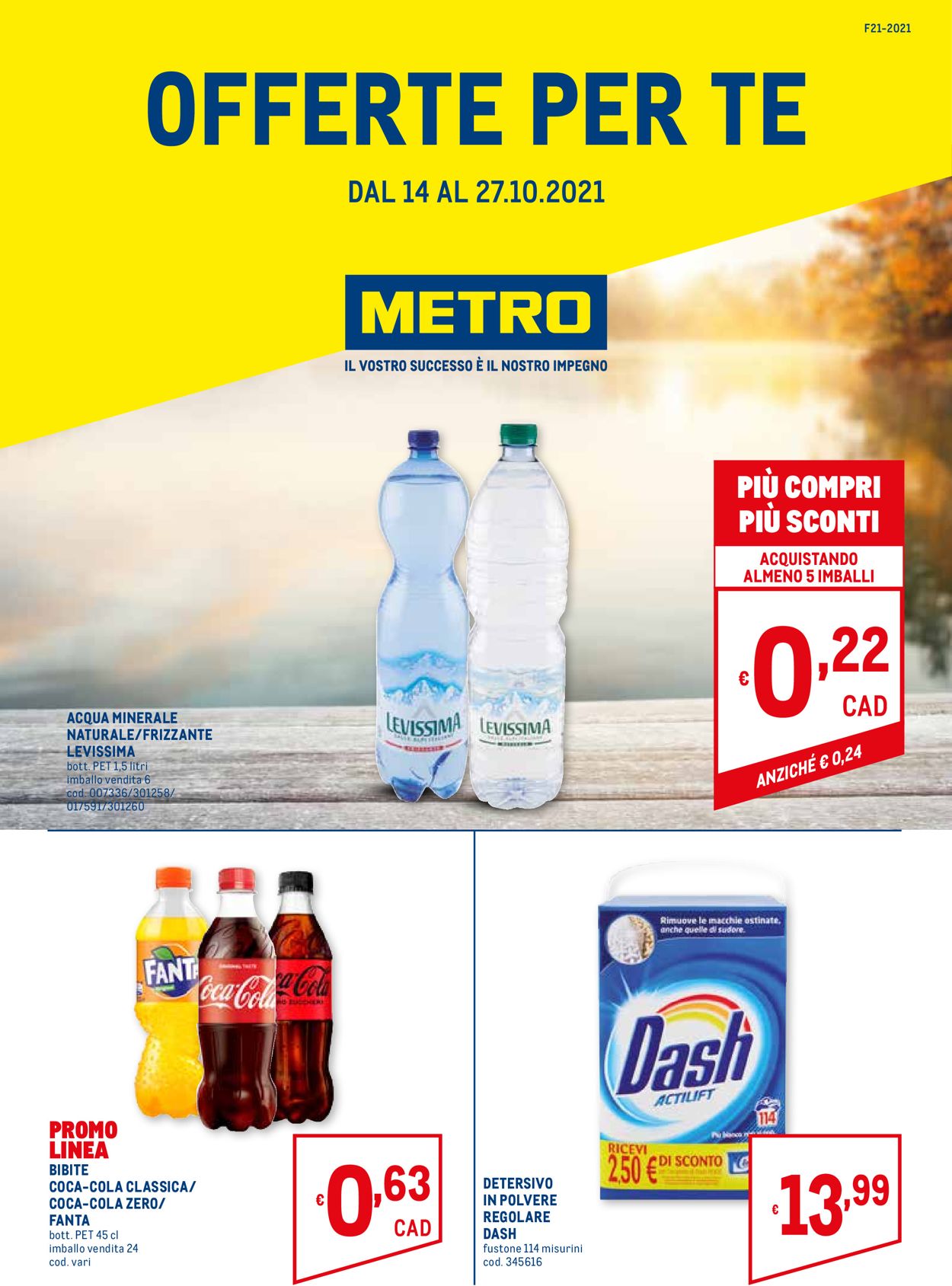 Volantino Metro - Offerte 14/10-27/10/2021
