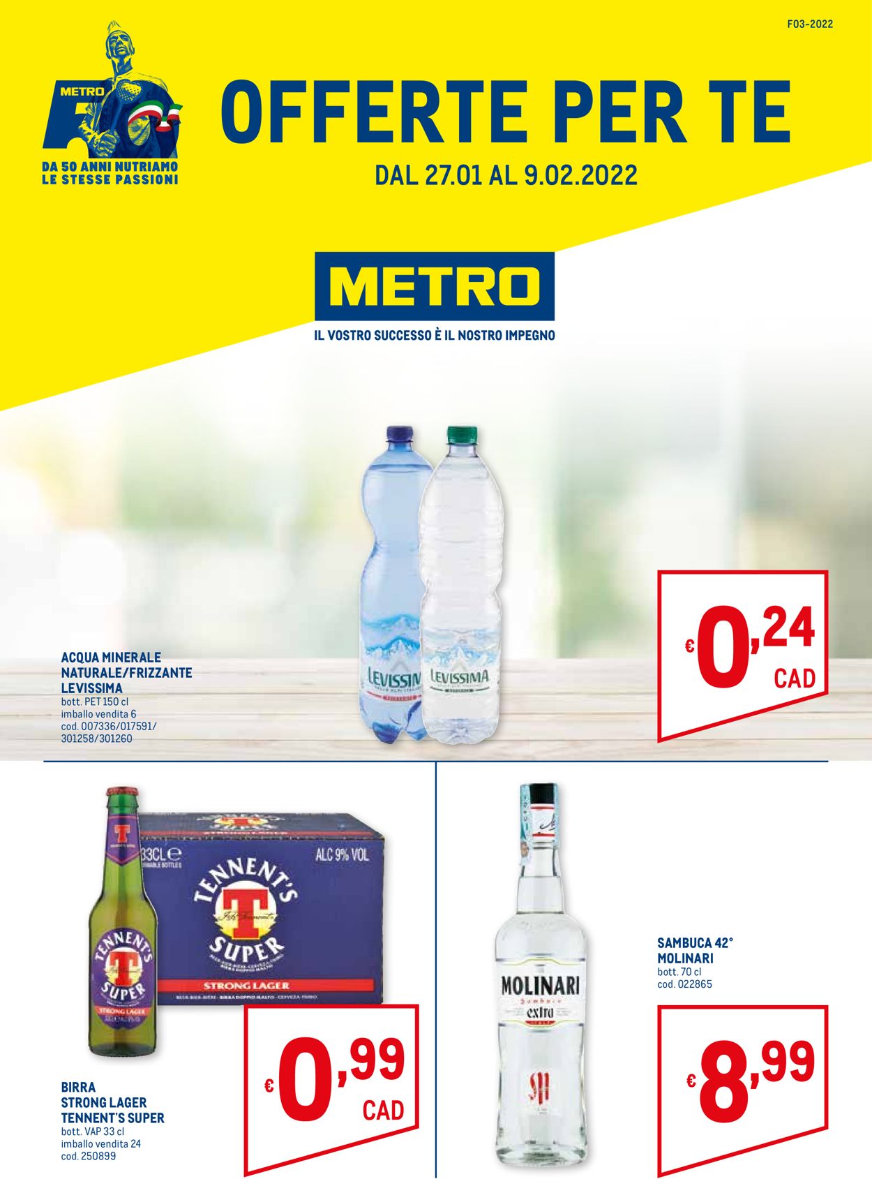 Volantino Metro - Offerte 27/01-09/02/2022