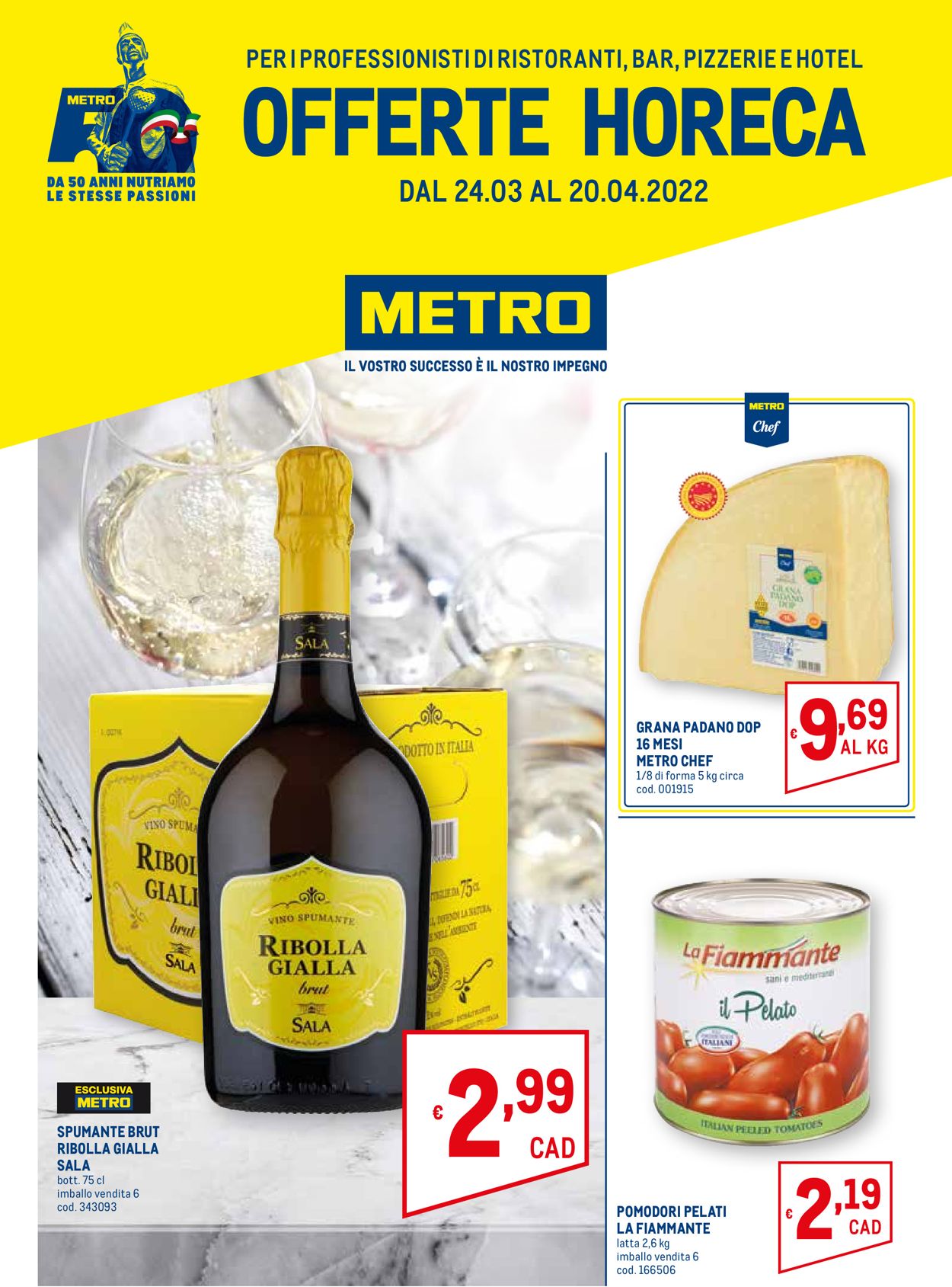 Volantino Metro - Offerte 24/03-20/04/2022