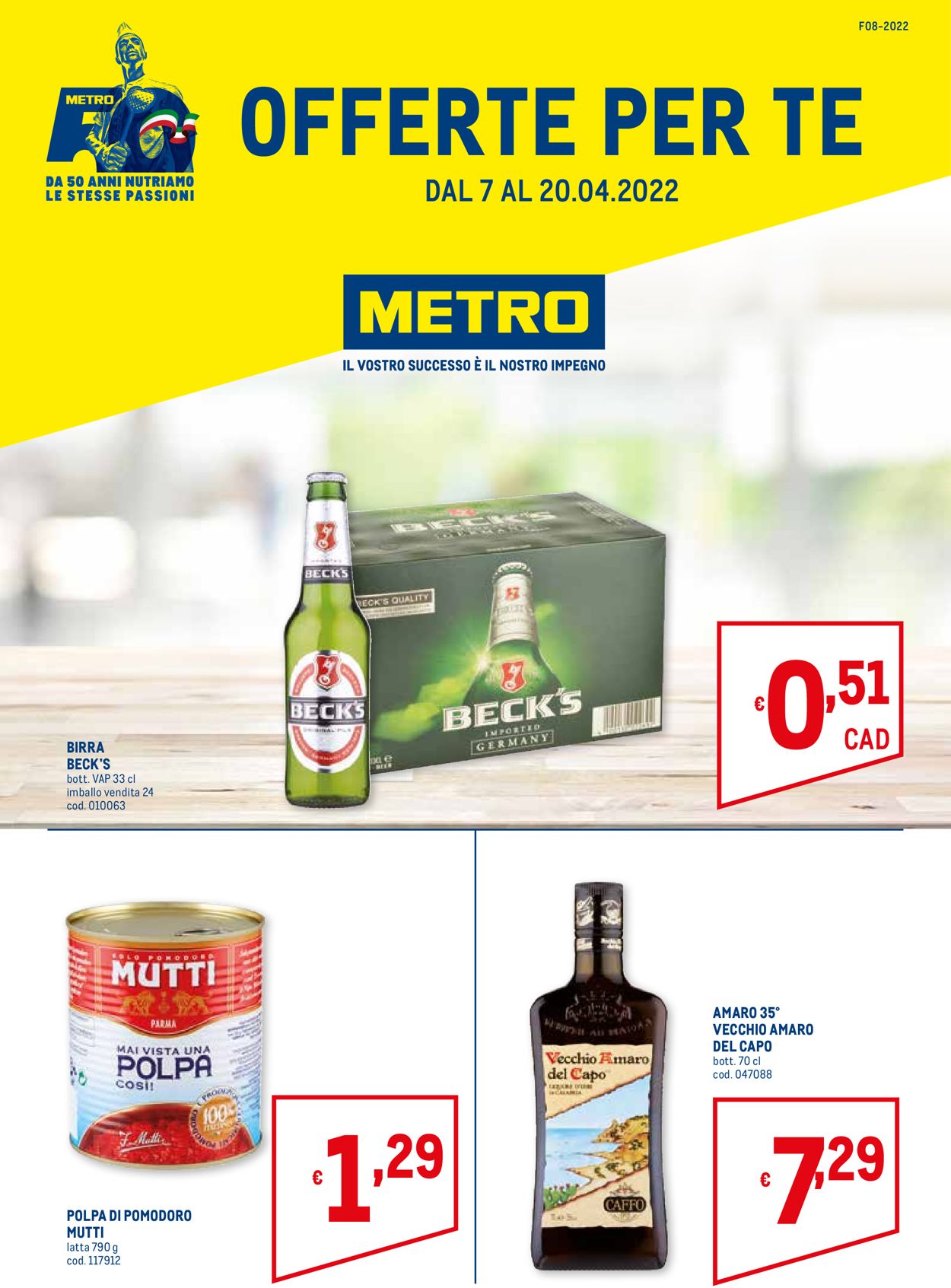 Volantino Metro - Offerte 07/04-20/04/2022
