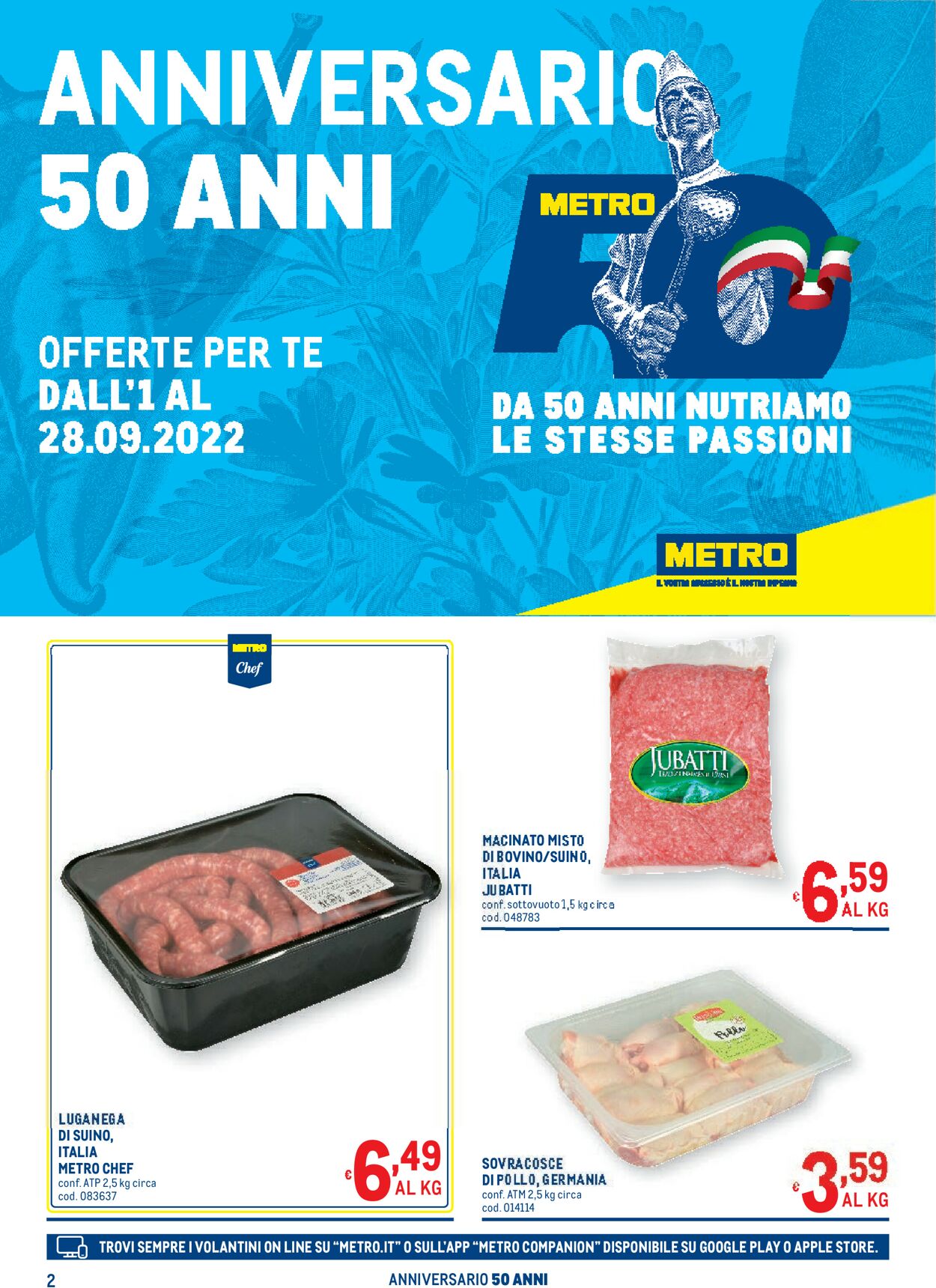 Volantino Metro - Offerte 01/09-28/09/2022 (Pagina 2)