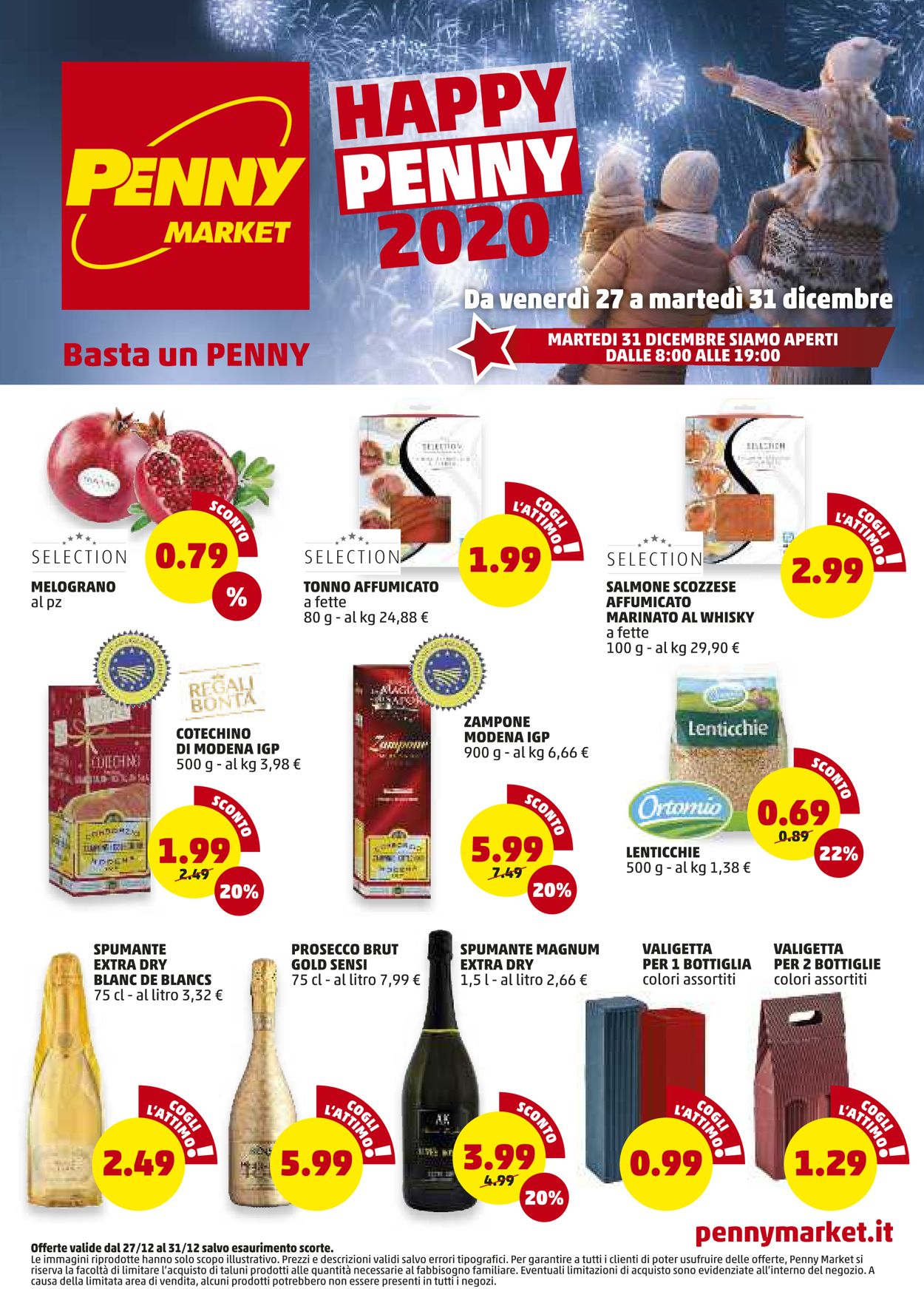 Volantino Penny Market - Offerte 27/12-31/12/2019