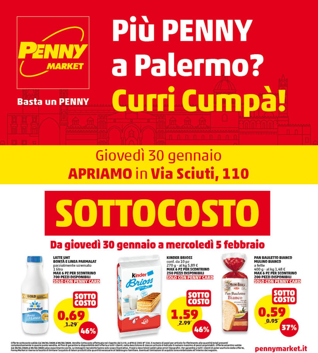 Volantino Penny Market - Offerte 30/01-05/02/2020