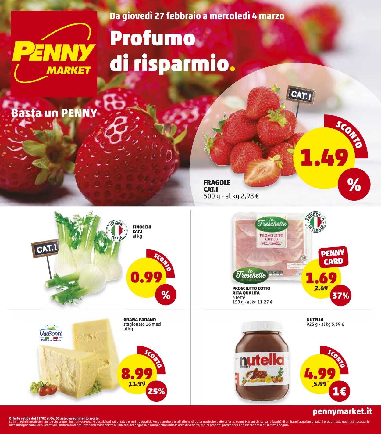 Volantino Penny Market - Offerte 27/02-04/03/2020
