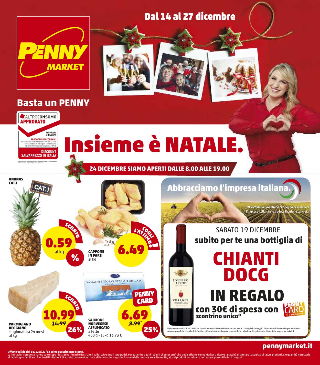 Volantino Penny Market - Natale 2020 - Offerte 14/12-27/12/2020