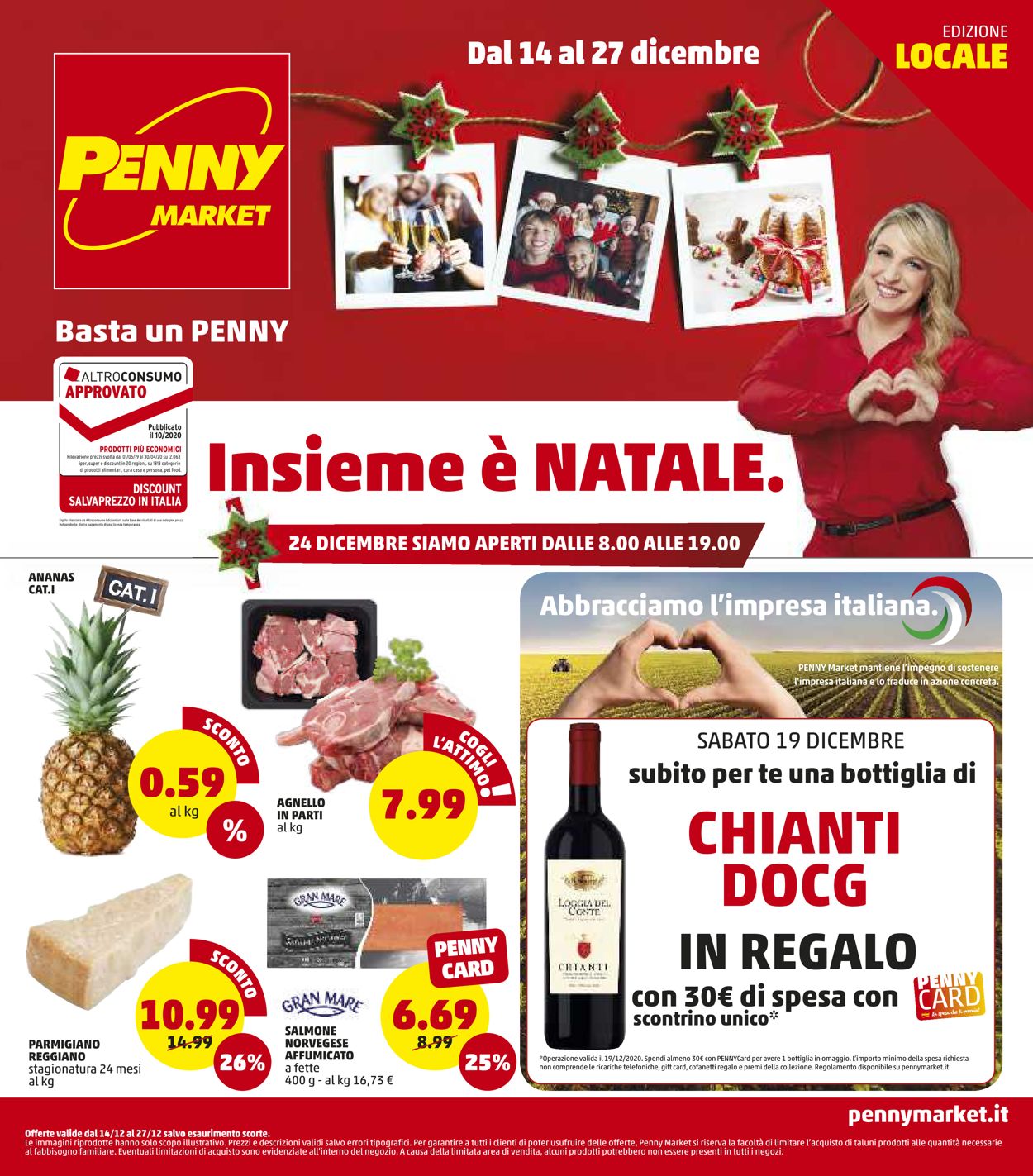 Volantino Penny Market - Natale 2020 - Locale - Offerte 14/12-27/12/2020