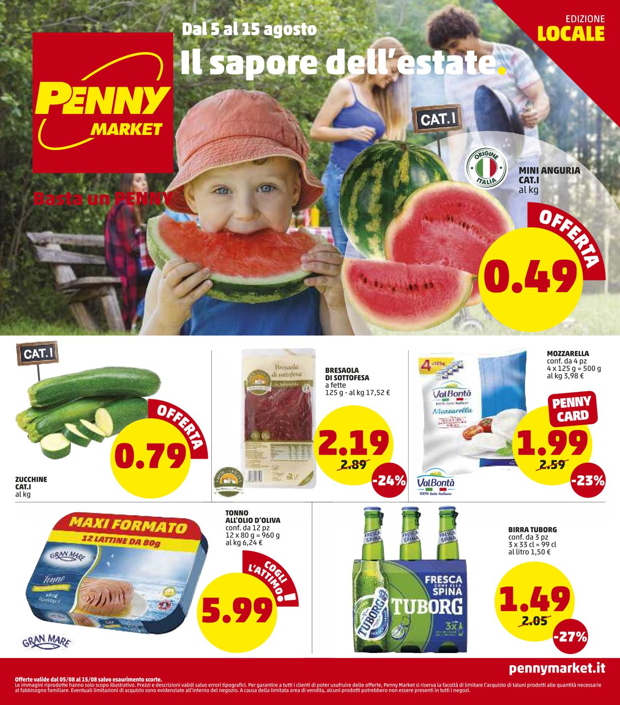 Volantino Penny Market - Offerte 05/08-15/08/2021