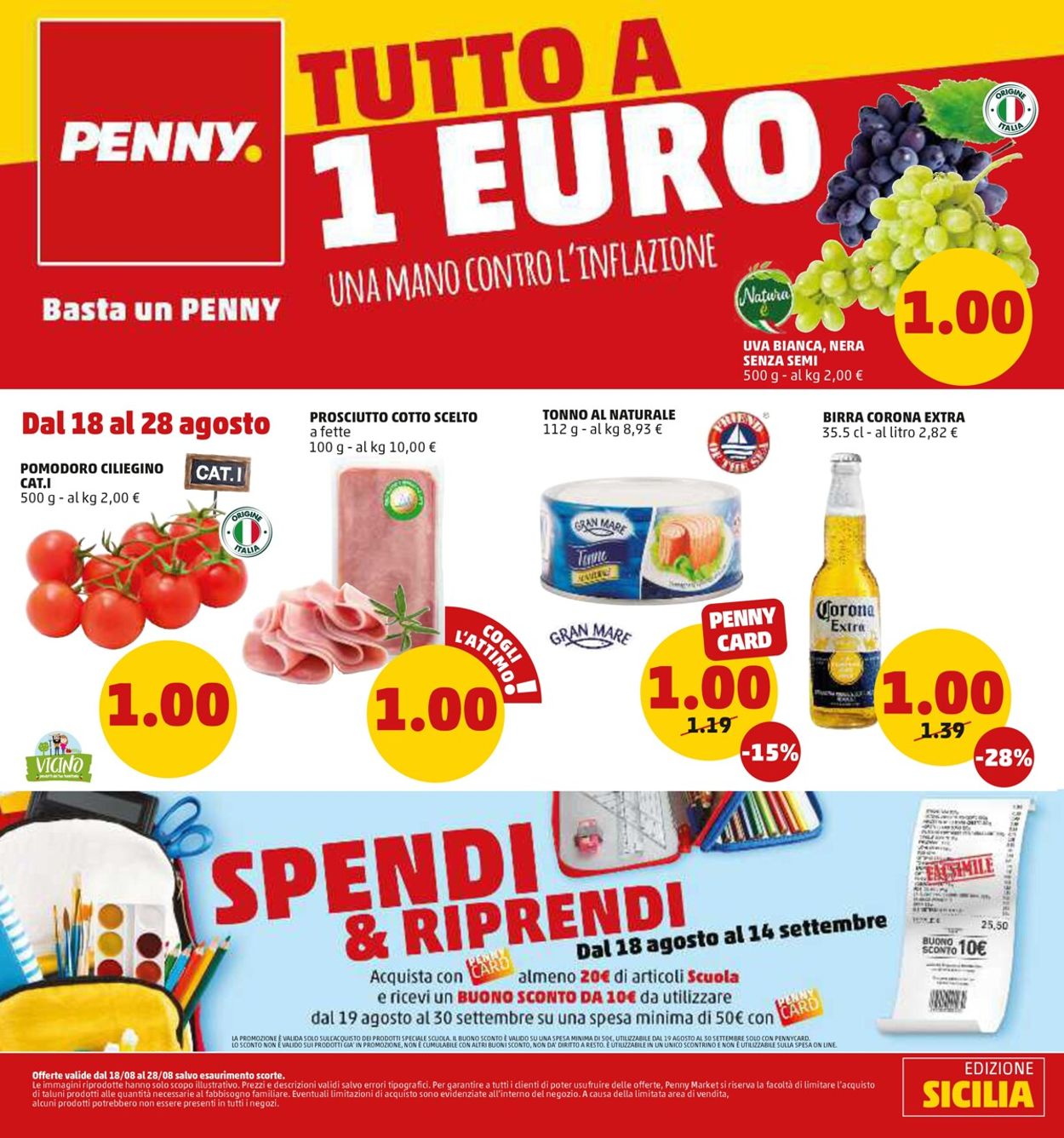 Volantino Penny Market - Offerte 18/08-28/08/2022