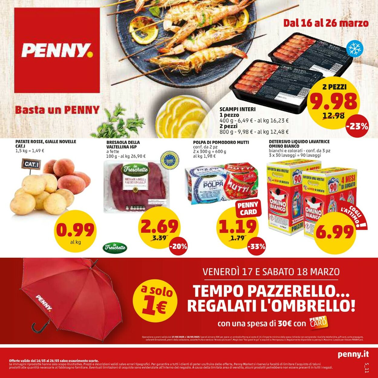 Volantino Penny Market - Offerte 16/03-26/03/2023