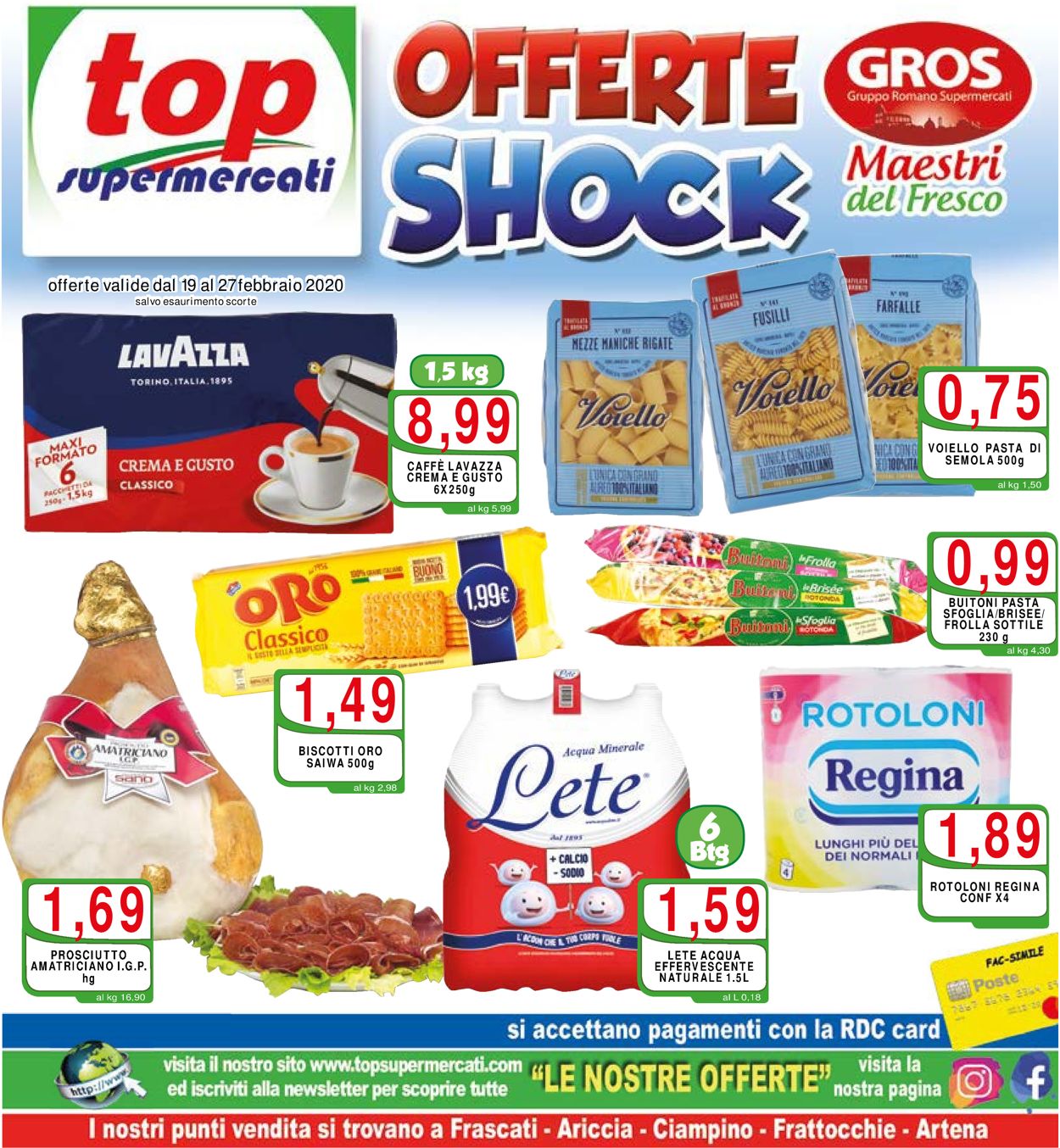 Volantino Top Supermercati - Offerte 19/02-27/02/2020