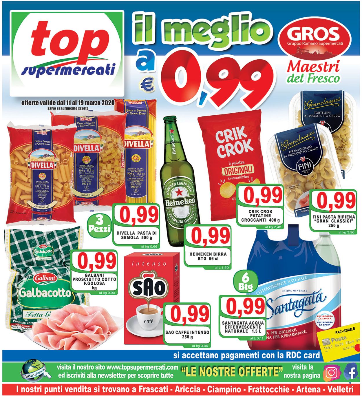 Volantino Top Supermercati - Offerte 11/03-19/03/2020