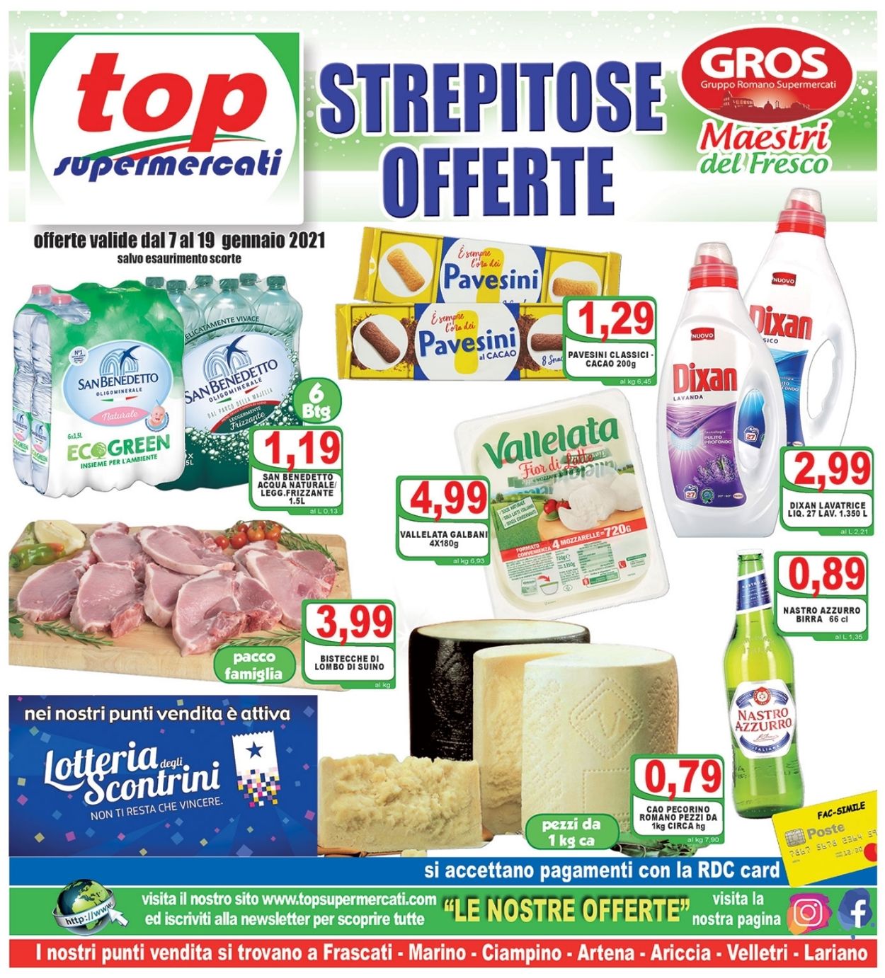 Volantino Top Supermercati - Offerte 07/01-19/01/2021