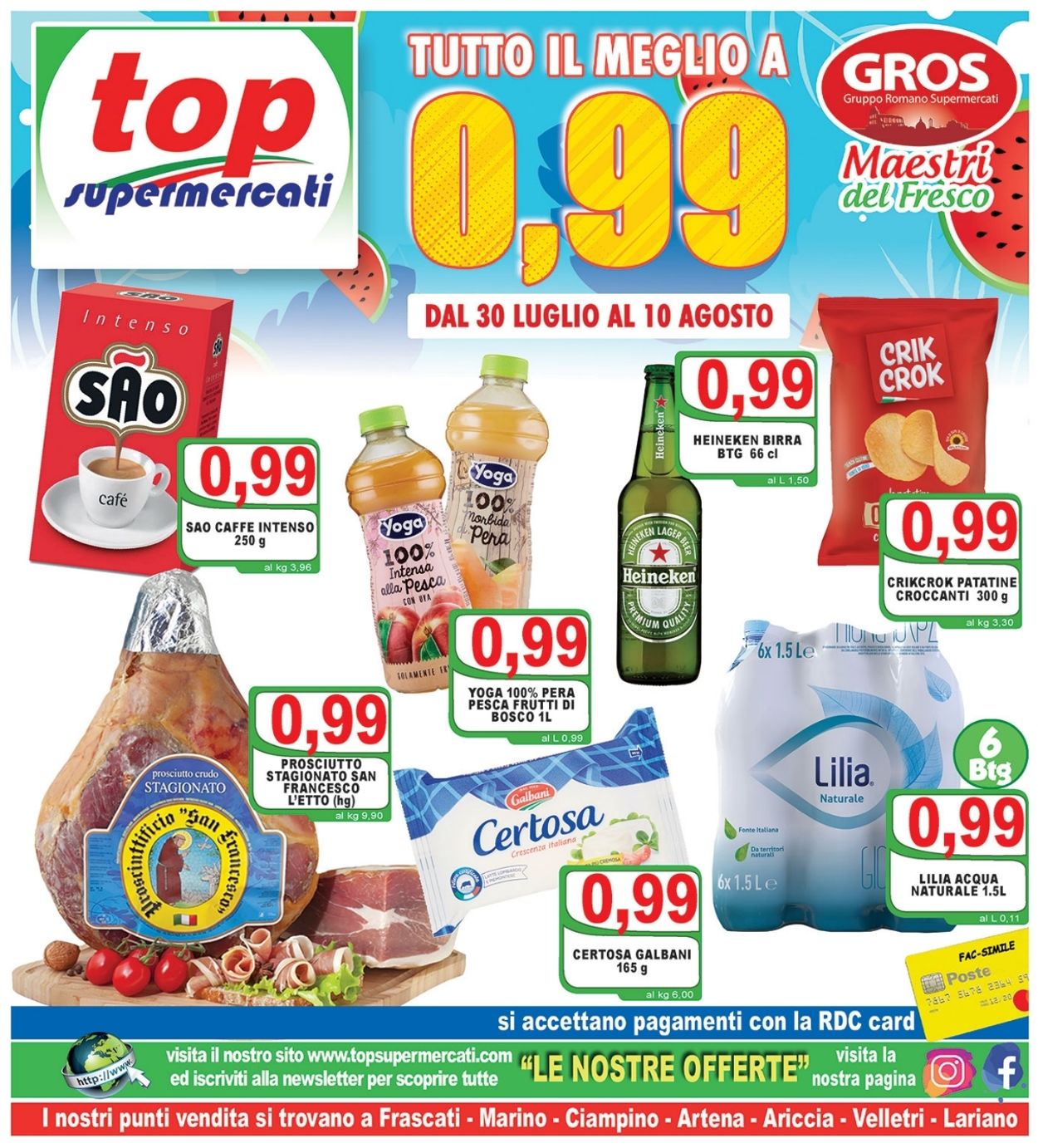 Volantino Top Supermercati - Offerte 30/07-10/08/2021