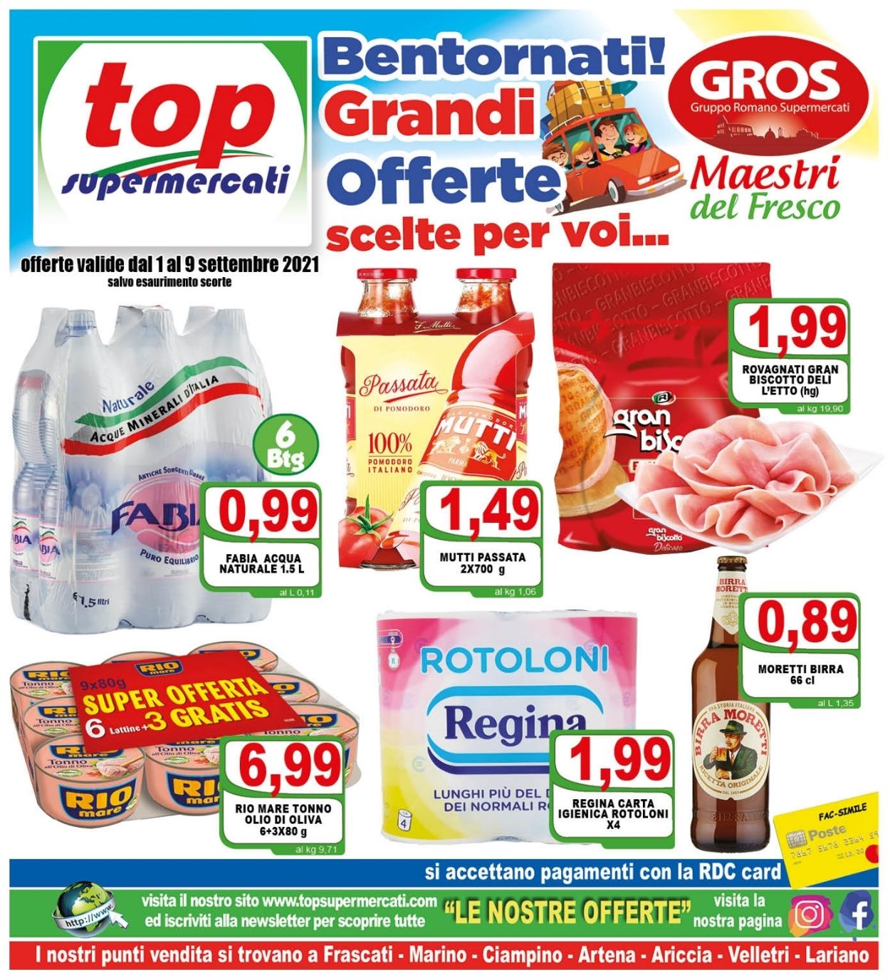 Volantino Top Supermercati - Offerte 01/09-09/09/2021