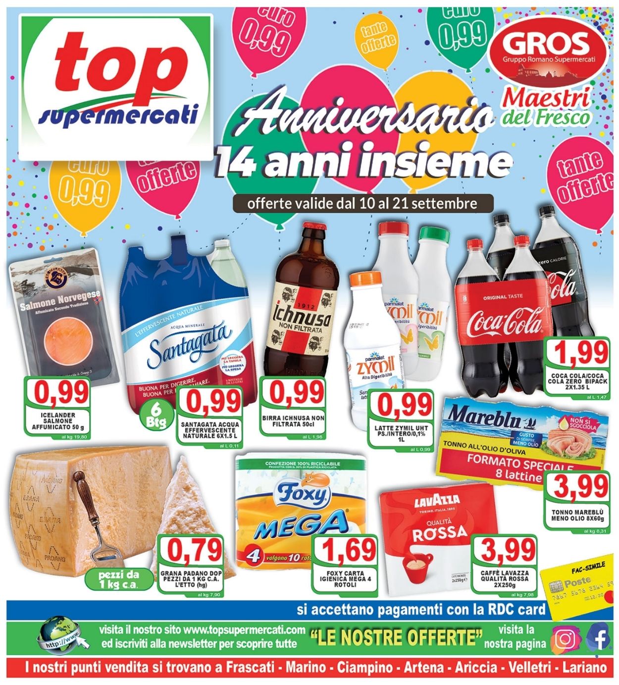 Volantino Top Supermercati - Offerte 10/09-21/09/2021