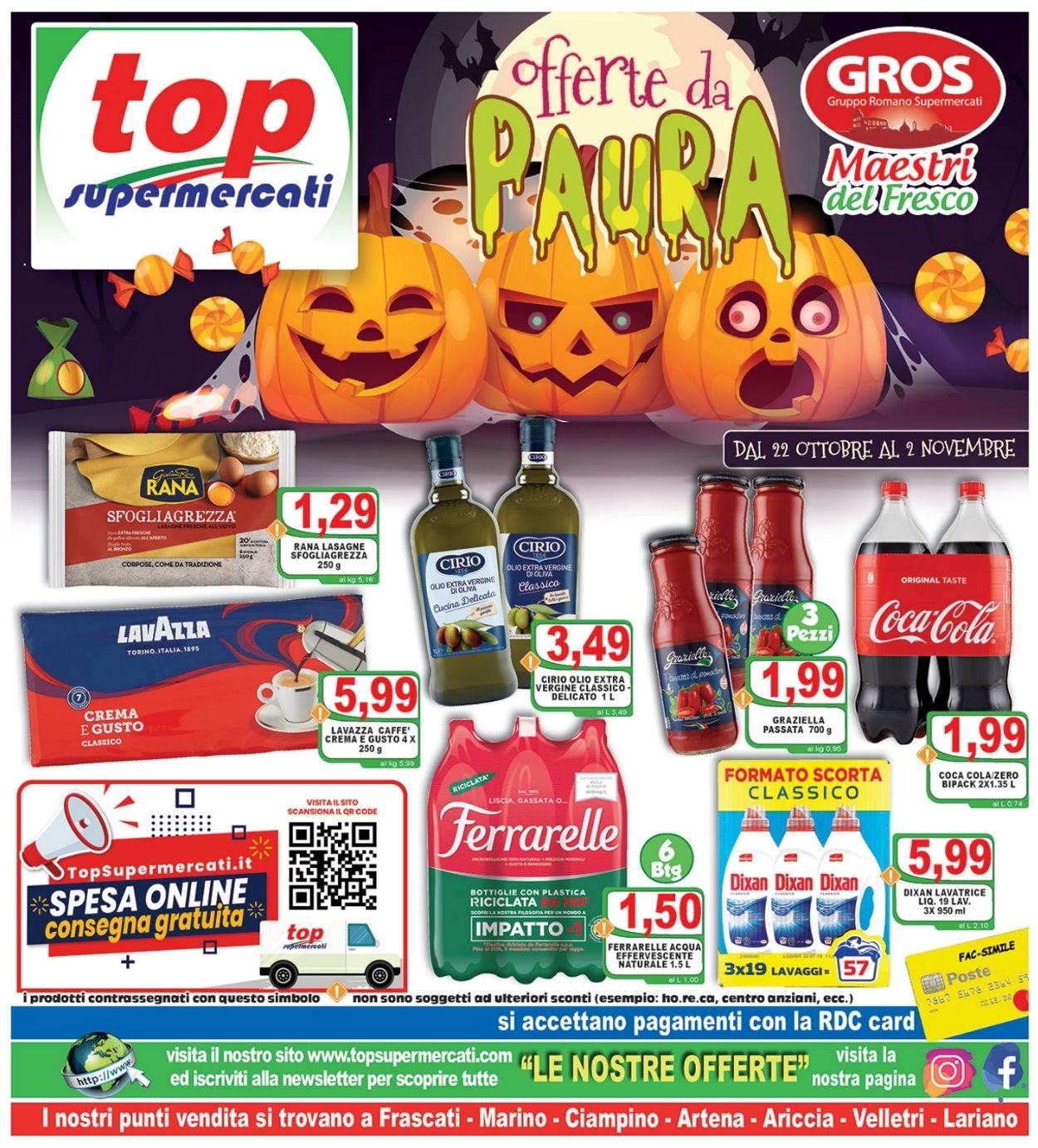 Volantino Top Supermercati - Halloween 2021 - Offerte 22/10-02/11/2021