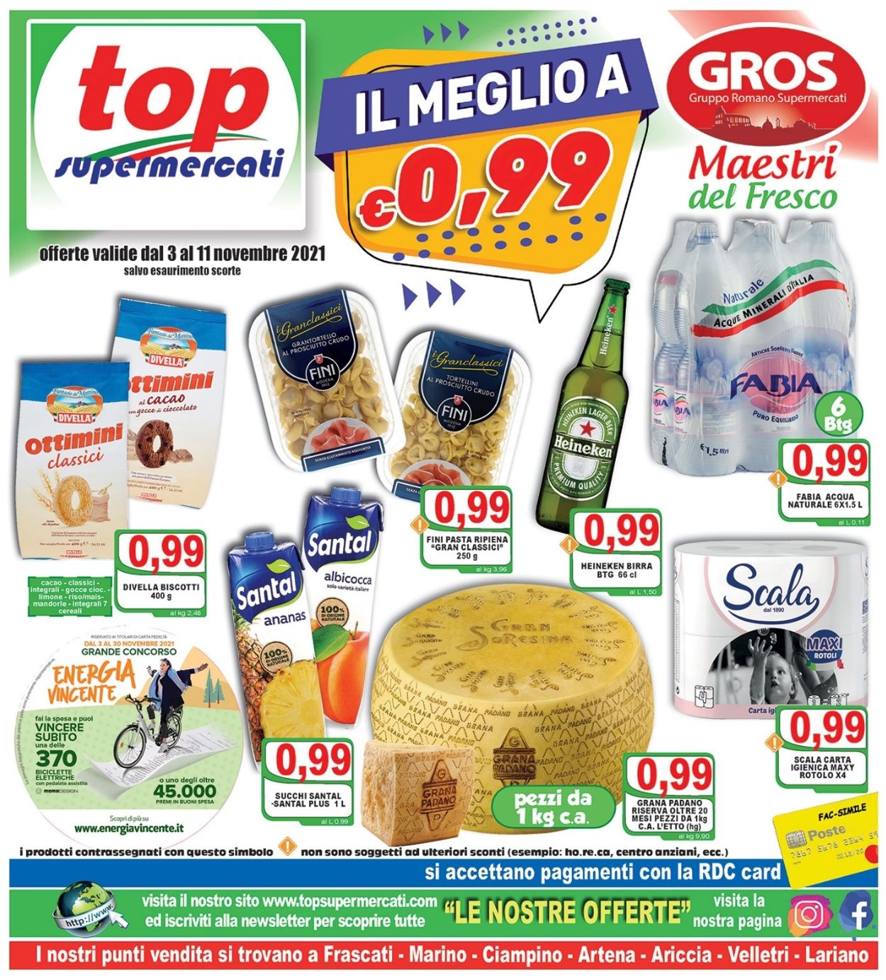 Volantino Top Supermercati - Offerte 03/11-11/11/2021