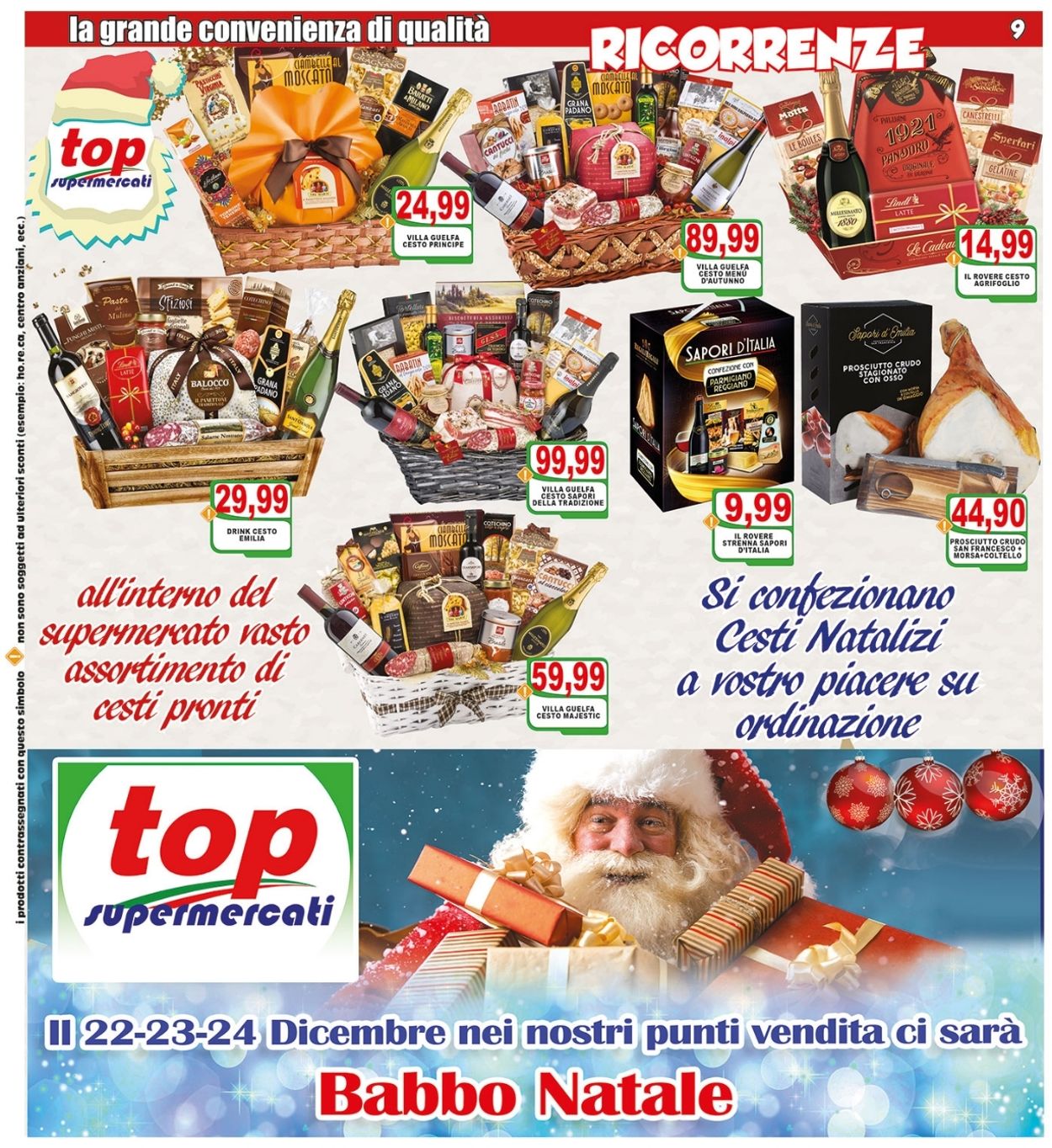 Volantino Top Supermercati - Natale 2021 - Offerte 13/12-24/12/2021 (Pagina 9)