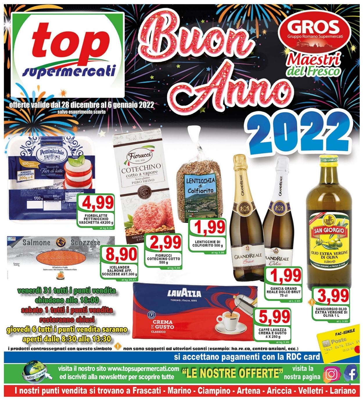 Volantino Top Supermercati - Offerte 28/12-06/01/2022