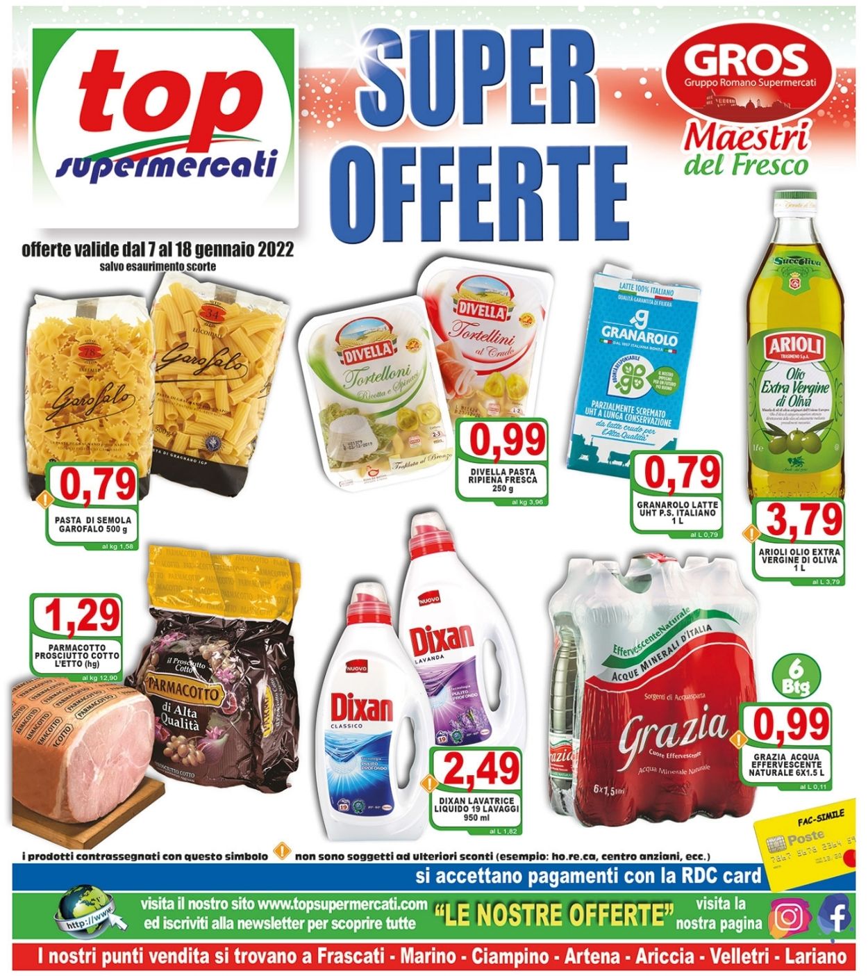 Volantino Top Supermercati - Offerte 07/01-18/01/2022
