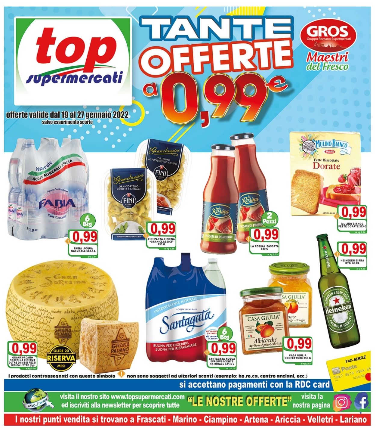Volantino Top Supermercati - Offerte 19/01-27/01/2022