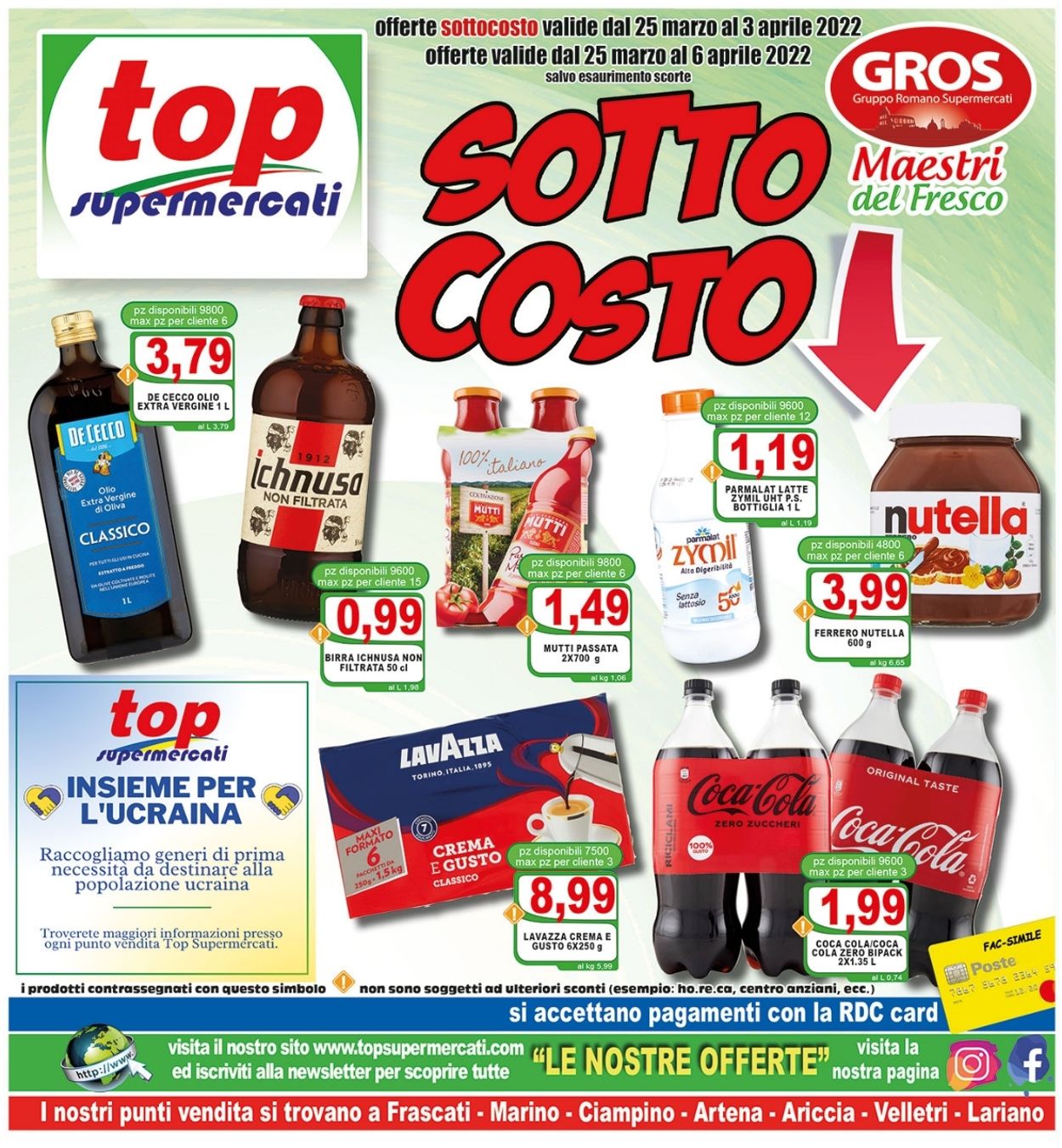 Volantino Top Supermercati - Offerte 25/03-06/04/2022