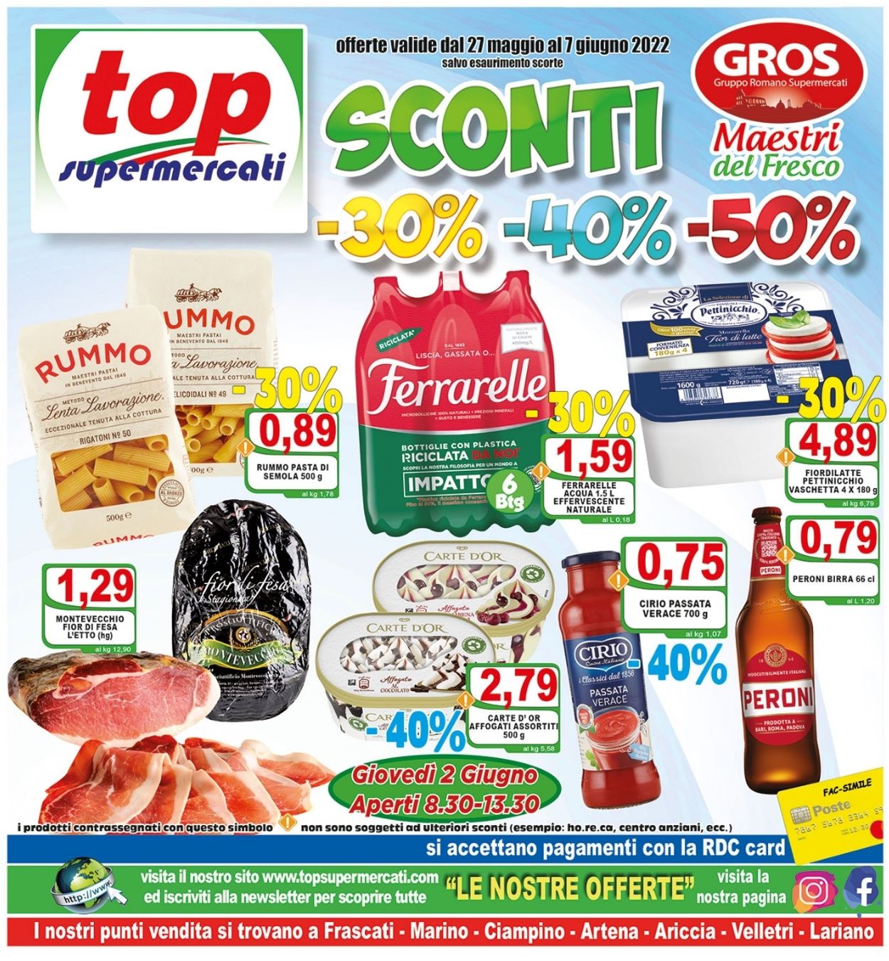 Volantino Top Supermercati - Offerte 27/05-07/06/2022