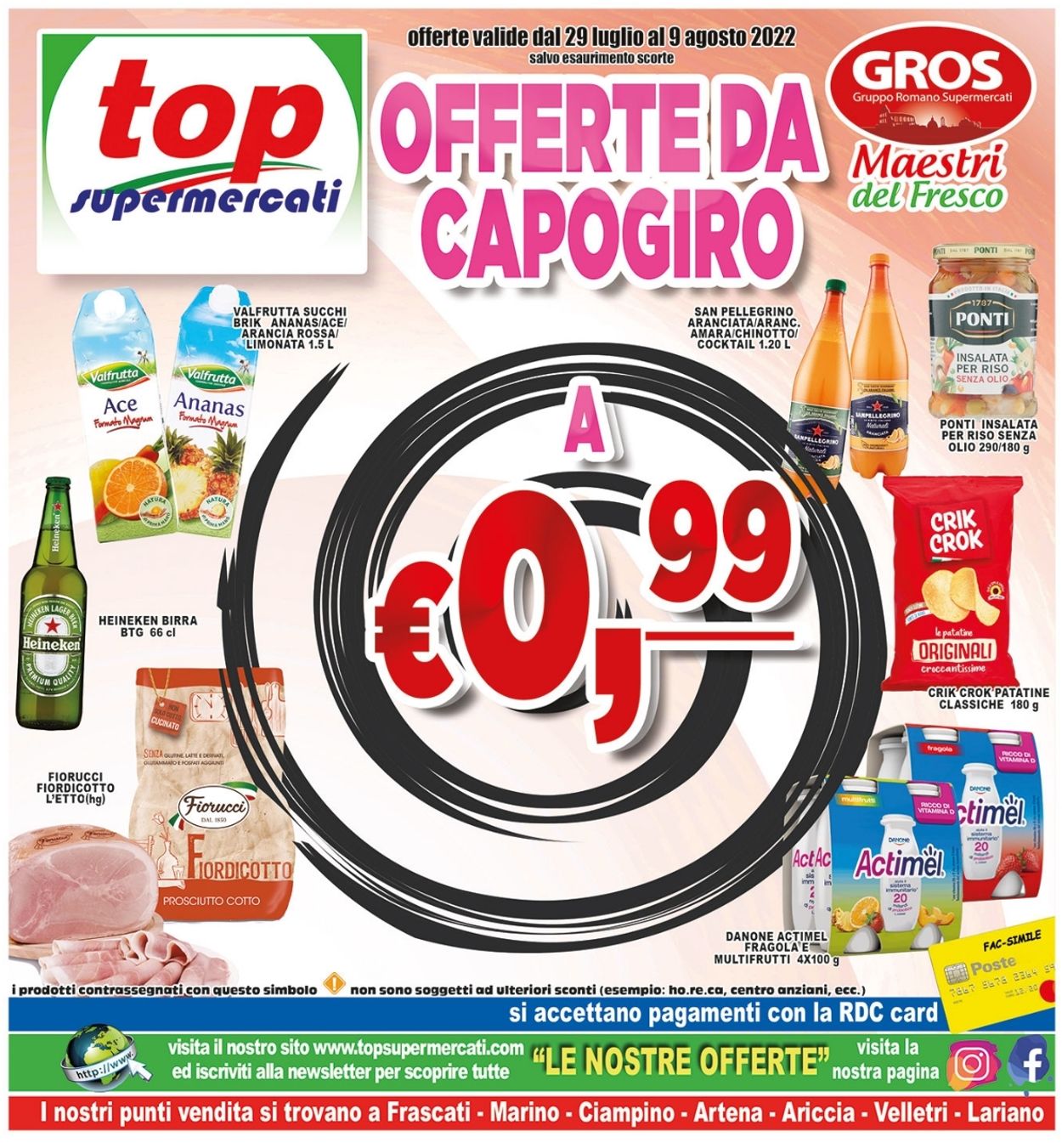 Volantino Top Supermercati - Offerte 29/07-09/08/2022
