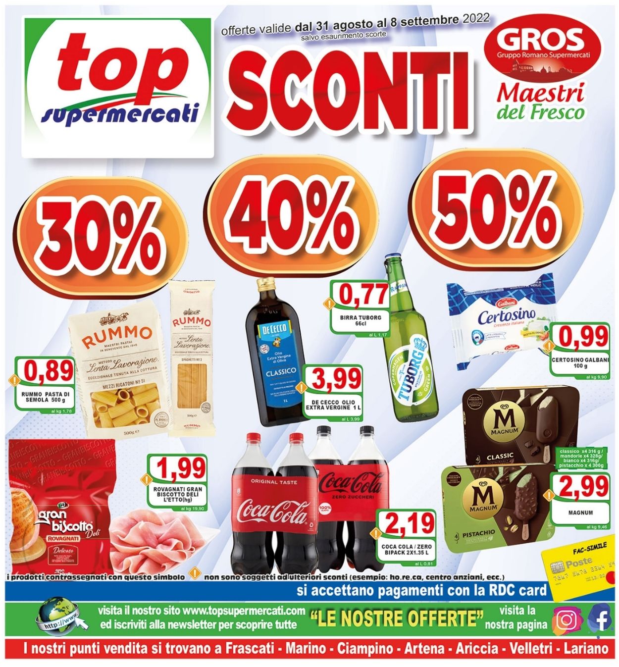 Volantino Top Supermercati - Offerte 31/08-08/09/2022