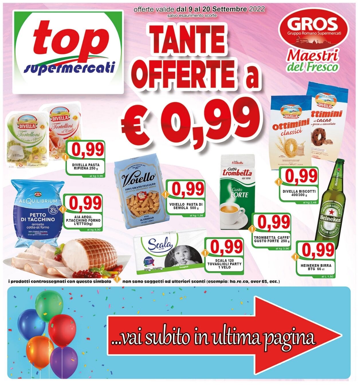 Volantino Top Supermercati - Offerte 09/09-20/09/2022