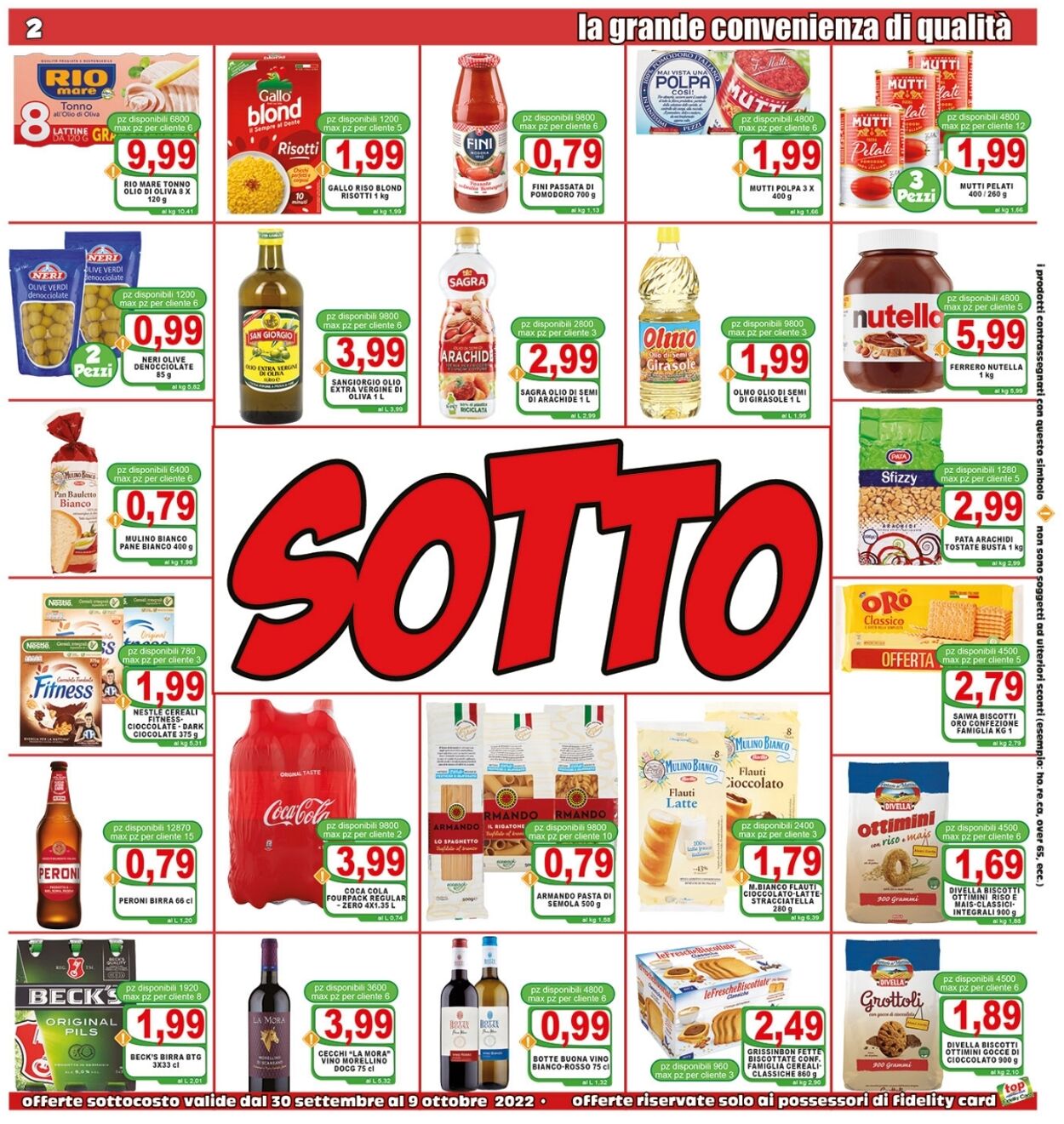 Volantino Top Supermercati - Offerte 30/09-09/10/2022 (Pagina 2)