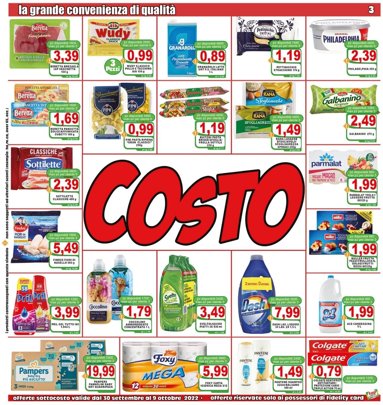 Volantino Top Supermercati - Offerte 30/09-09/10/2022 (Pagina 3)
