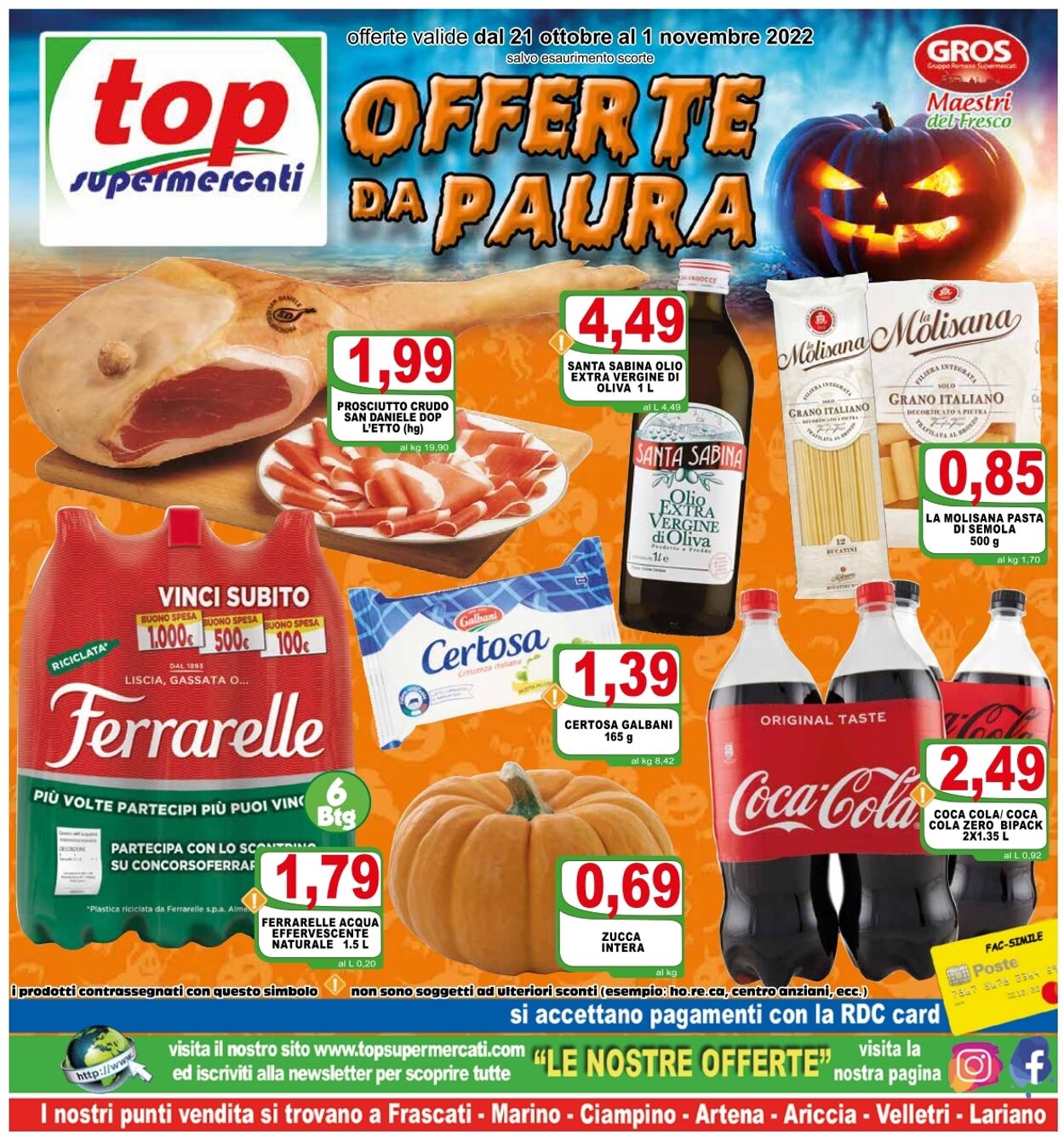Volantino Top Supermercati - Offerte 21/10-01/11/2022