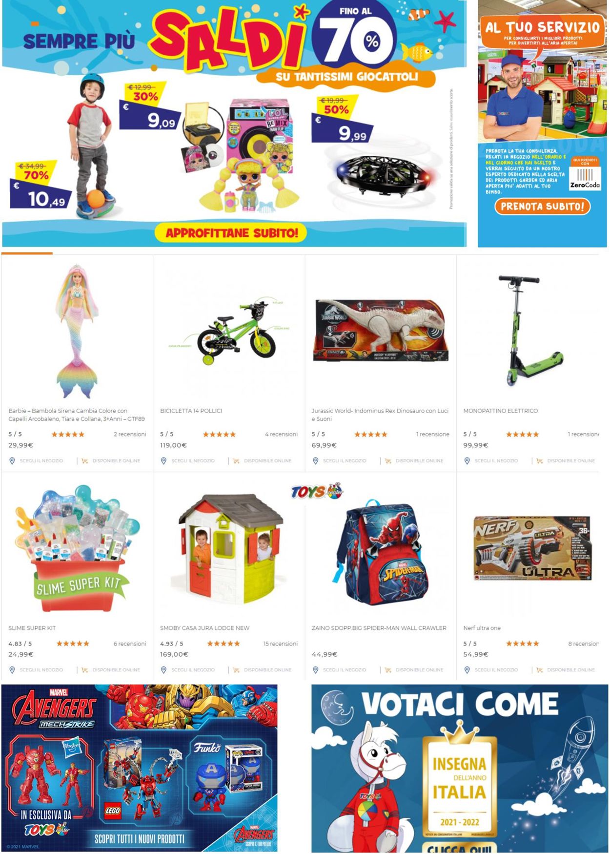 Volantino Toys Center - Offerte 23/08-06/09/2021