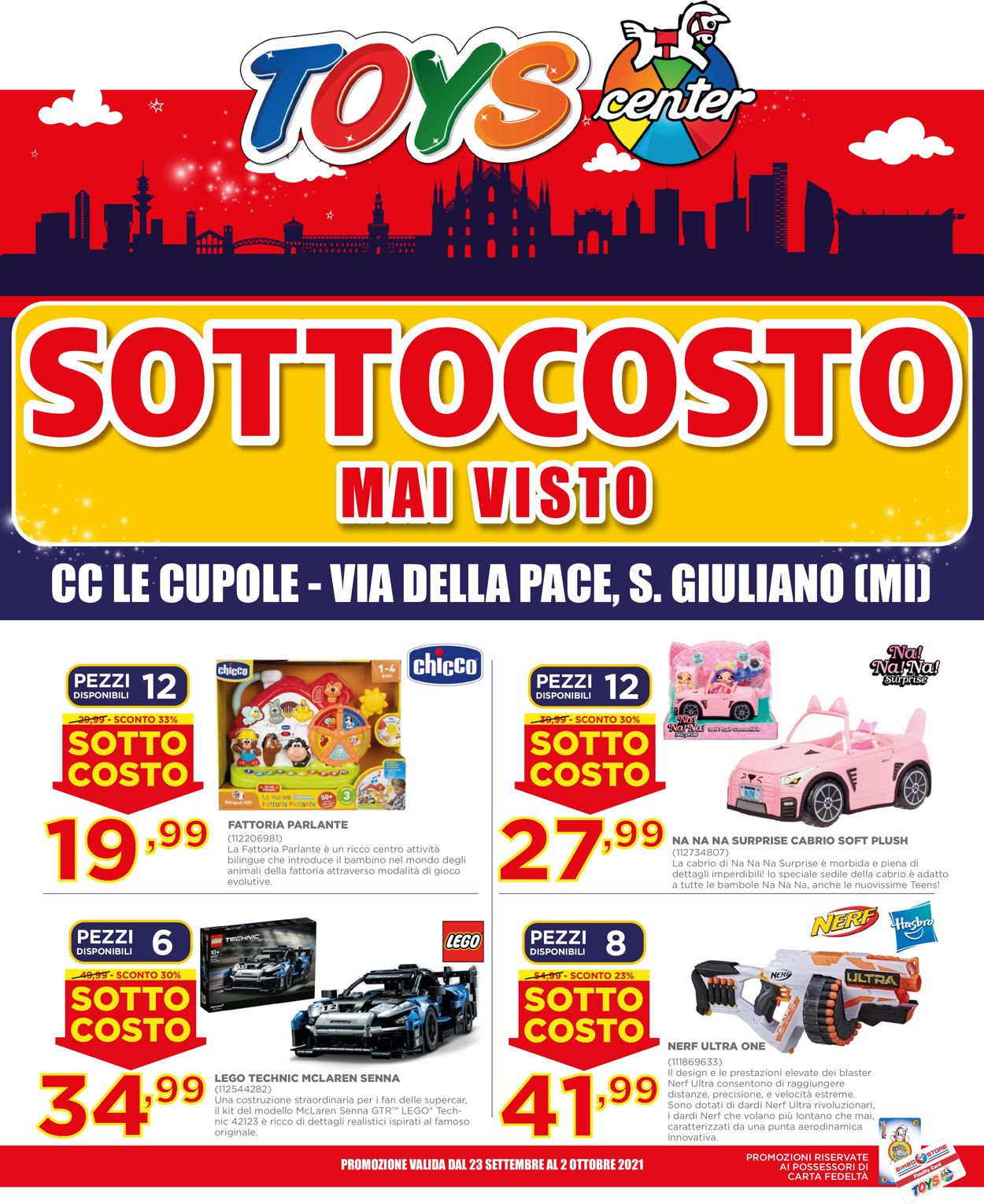 Volantino Toys Center - Offerte 23/09-02/10/2021