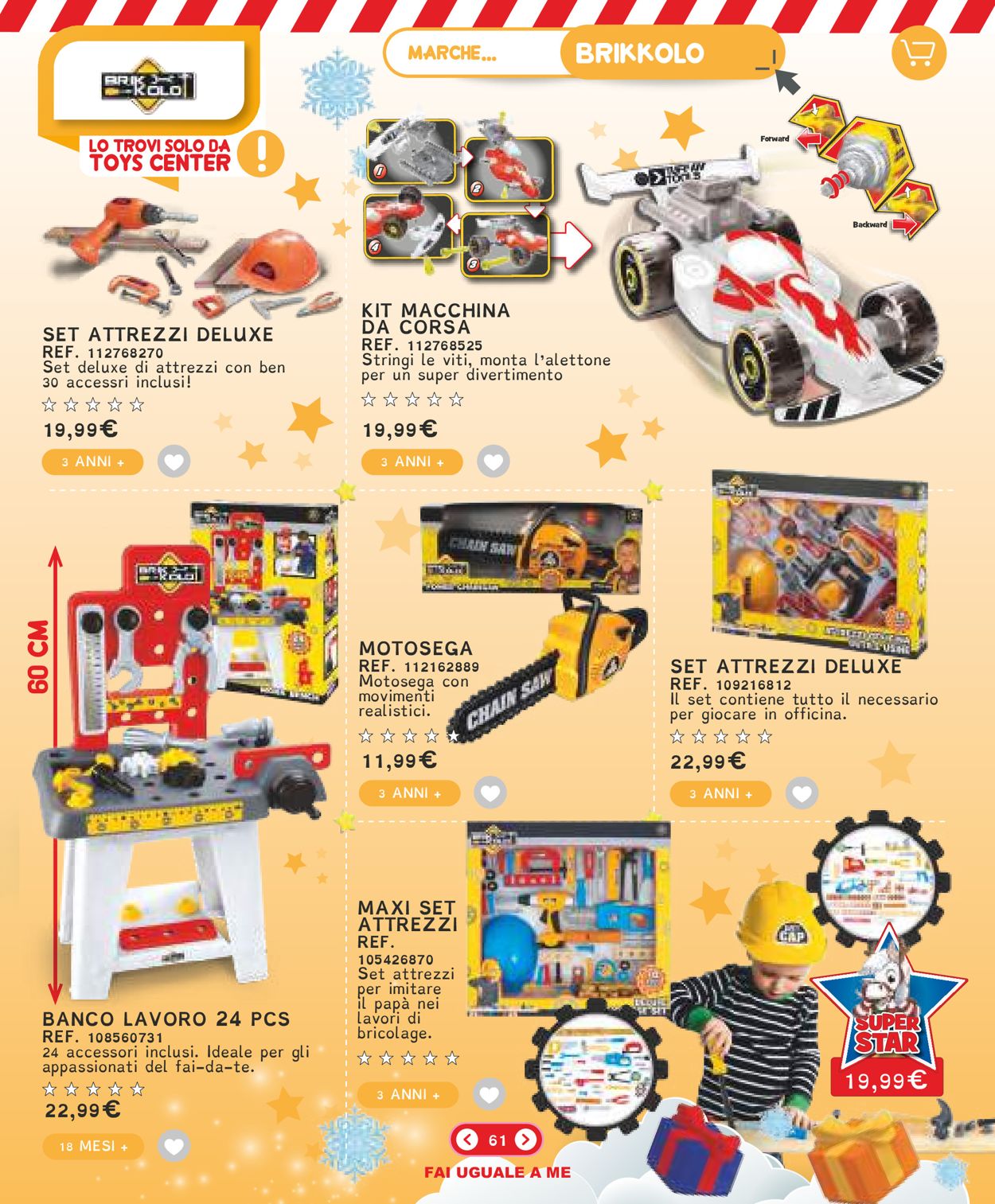Volantino Toys Center CATALOGO DI NATALE - Offerte 01/12-25/01/2022 (Pagina 63)