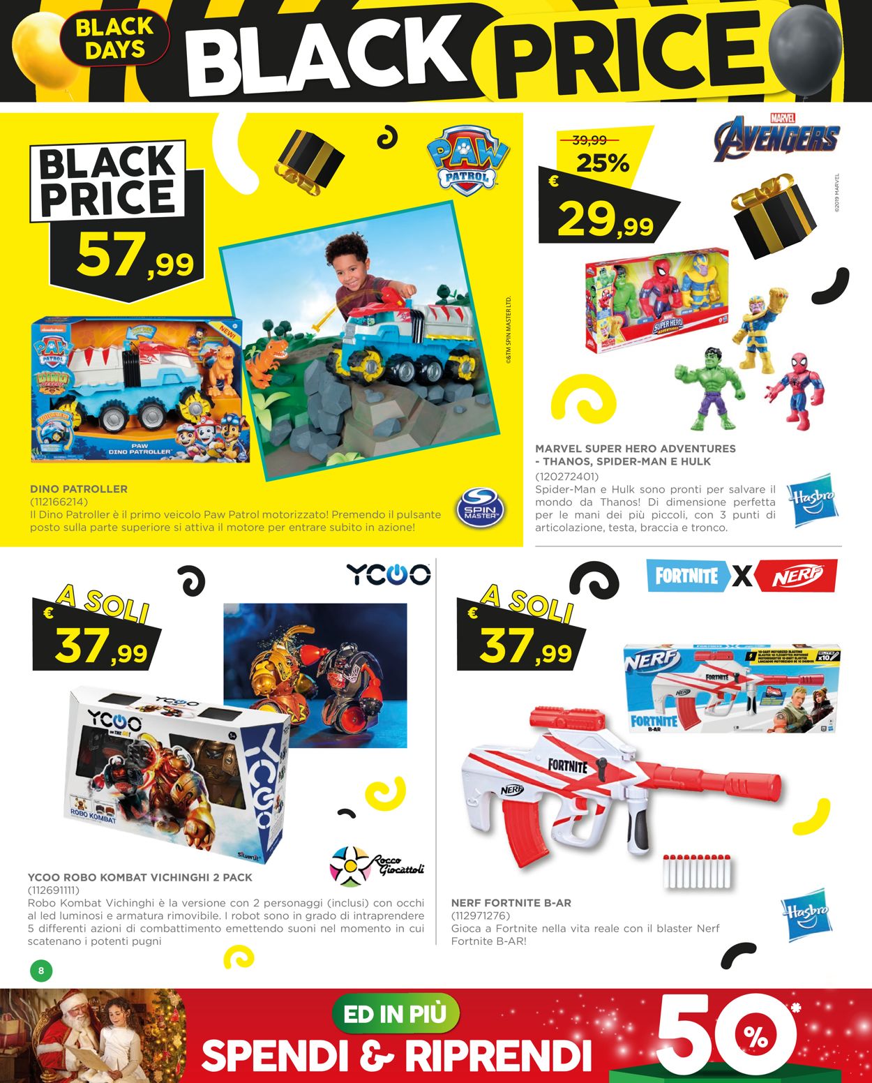 Volantino Toys Center - BLACK FRIDAY 2021 - Offerte 23/11-05/12/2021 (Pagina 8)