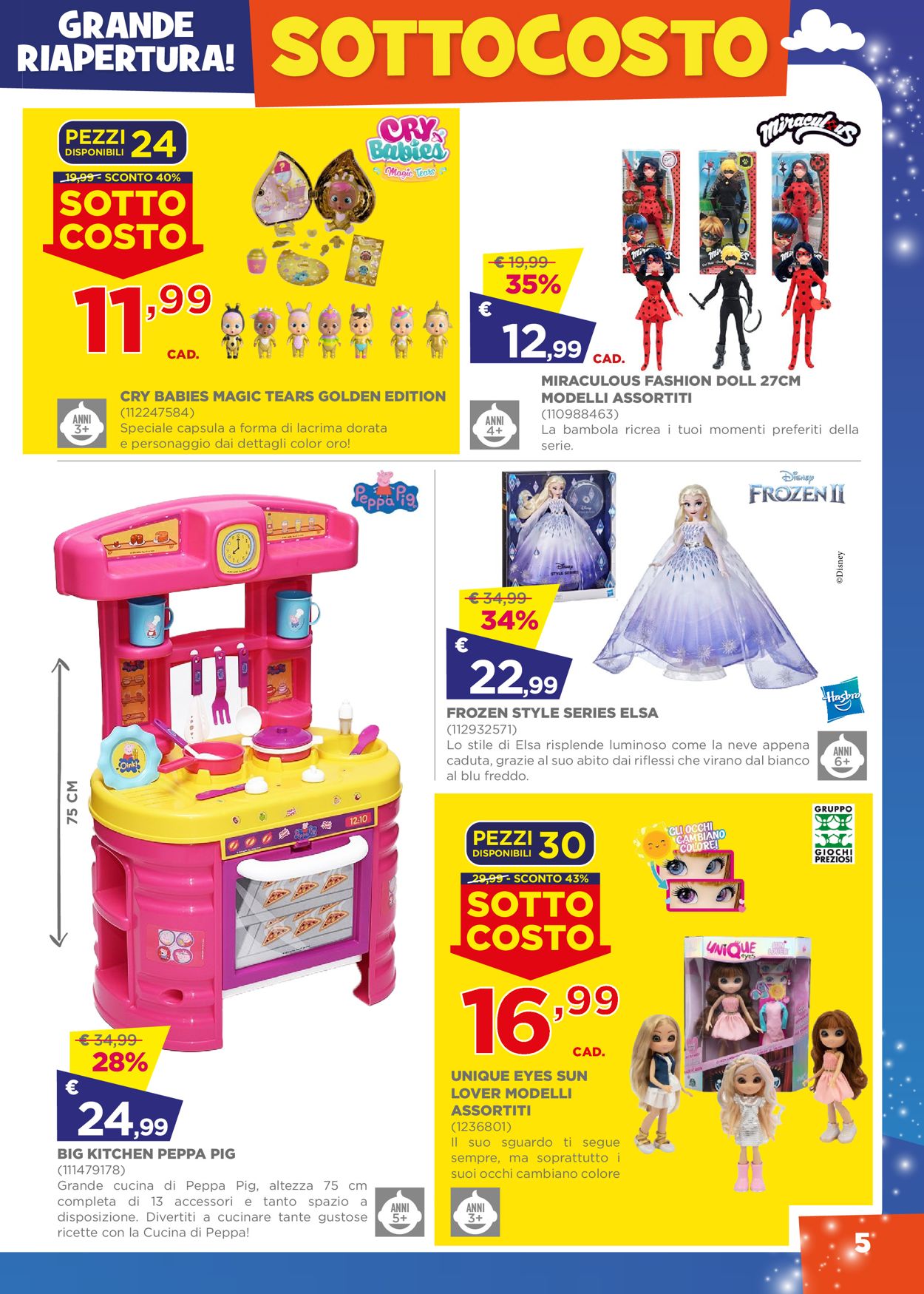 Volantino Toys Center - Offerte 01/07-10/07/2022 (Pagina 5)