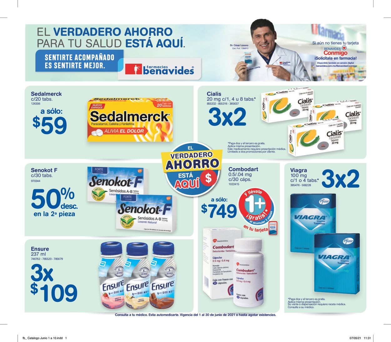 Farmacias Benavides Folleto - 01.06-30.06.2021