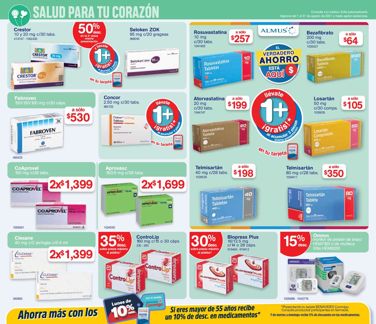 Farmacias Benavides Folleto - 01.08-31.08.2021 (Página 2)