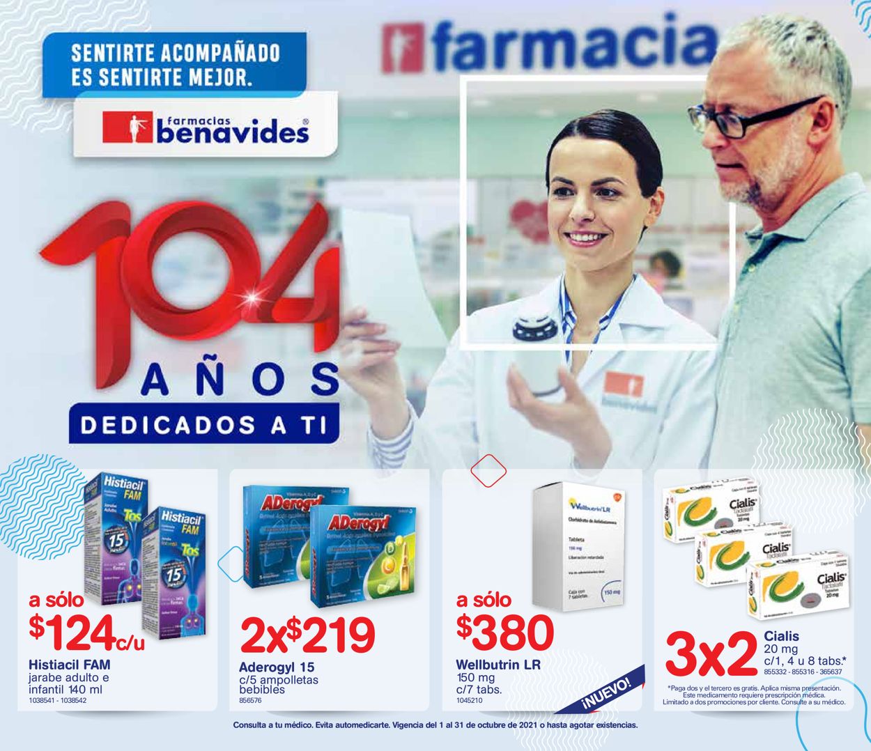 Farmacias Benavides Folleto - 01.10-31.10.2021