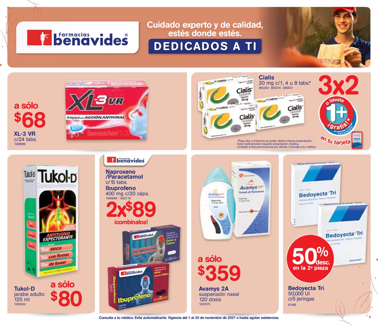 Farmacias Benavides Folleto - 01.11-30.11.2021
