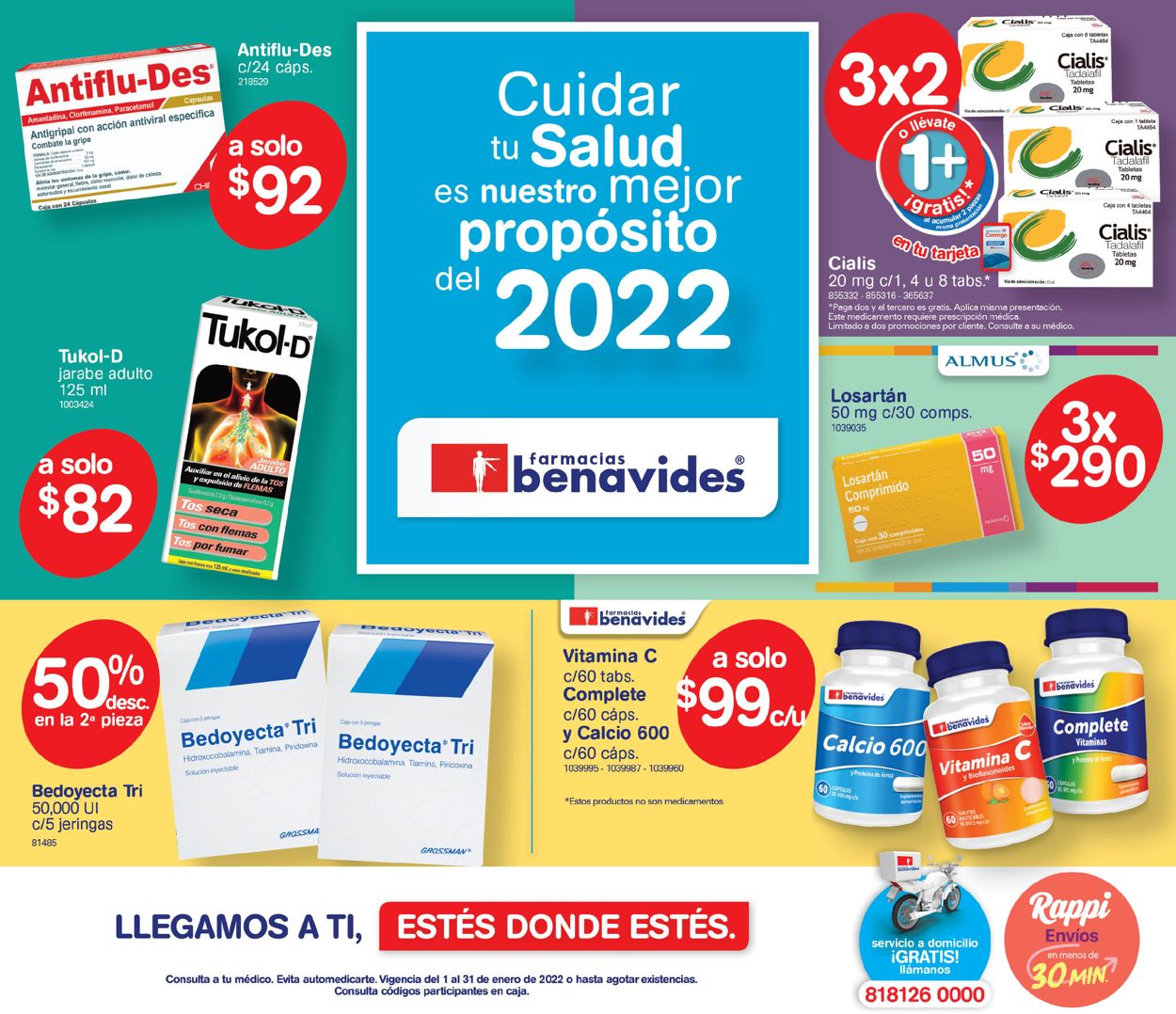 Farmacias Benavides Folleto - 01.01-31.01.2022